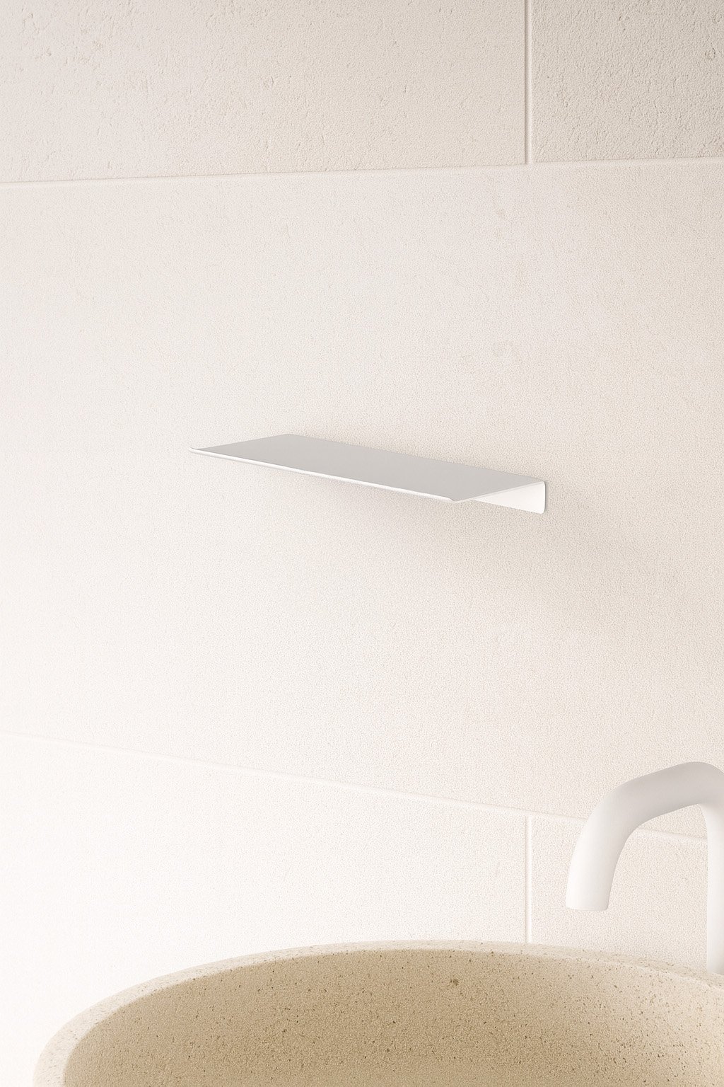 Hotbath &More planchet 30cm - mat wit - SH030WH - Afbeelding 2