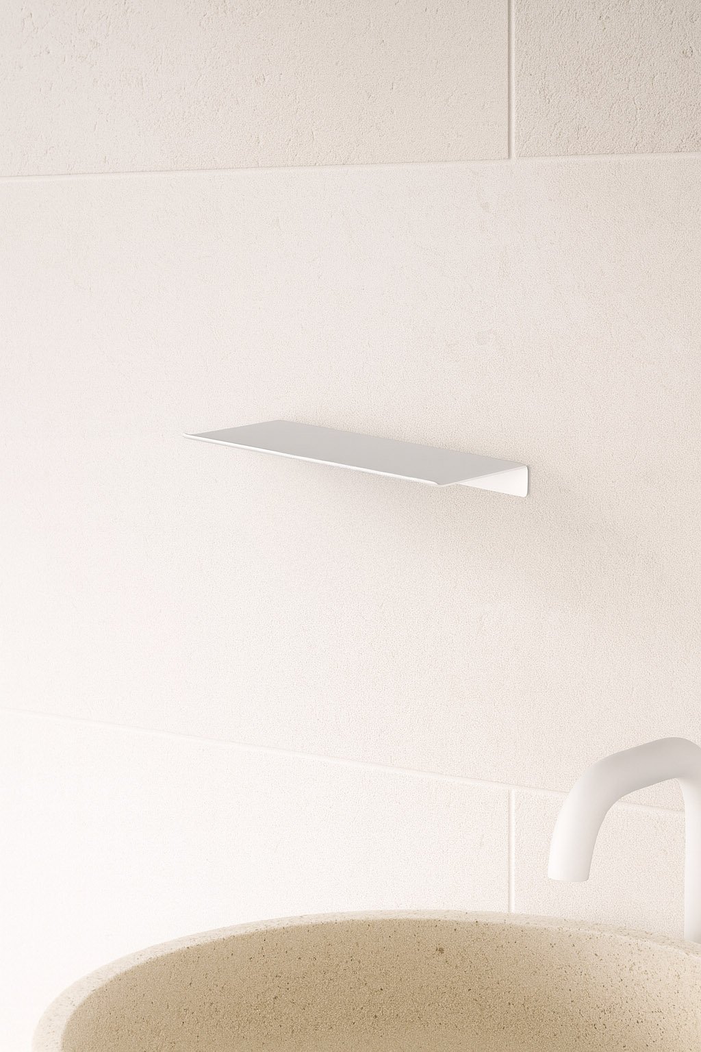 Hotbath &More SHA03 dubbele handdoekhaak voor planchet - geborsteld messing PVD - SHA03BBP - Afbeelding 2