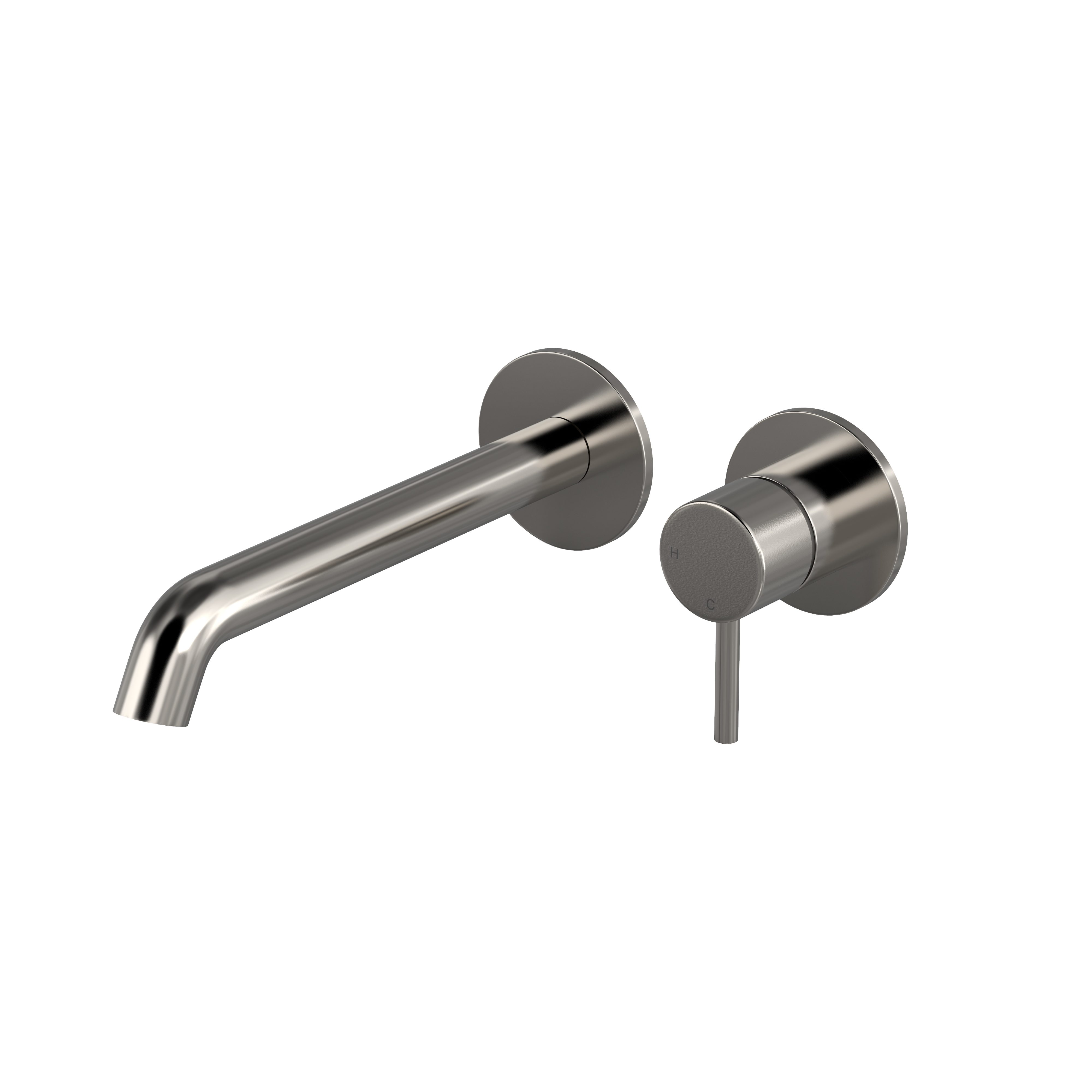 Hotbath Buddy B105EXT22 afbouwdeel inbouw wastafelkraan - 22cm - Geborsteld nikkel - B105EXT22GN