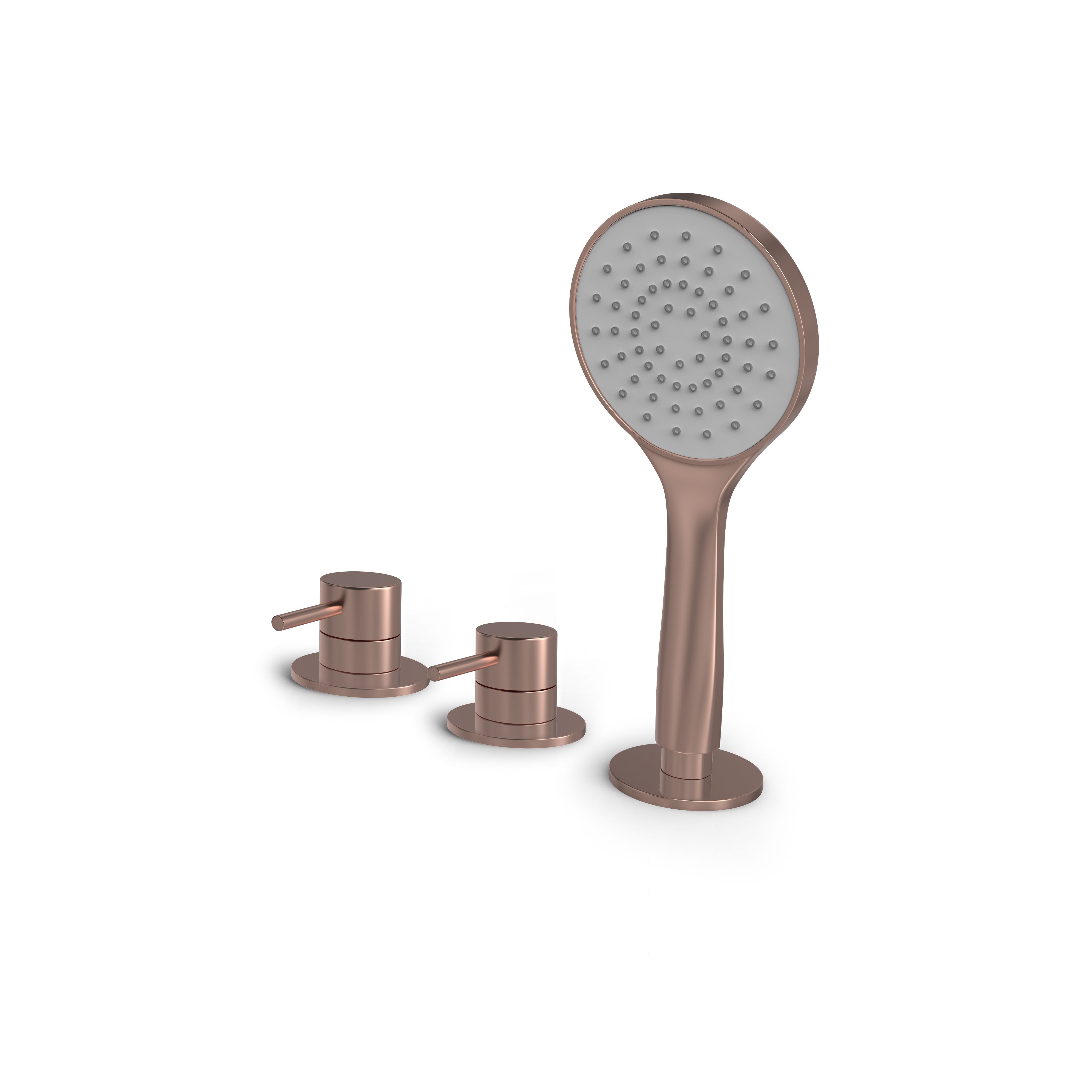 Hotbath Buddy B175 badrandcombinatie 2-weg omstel - handdouche - Geborsteld koper PVD - B175BCP