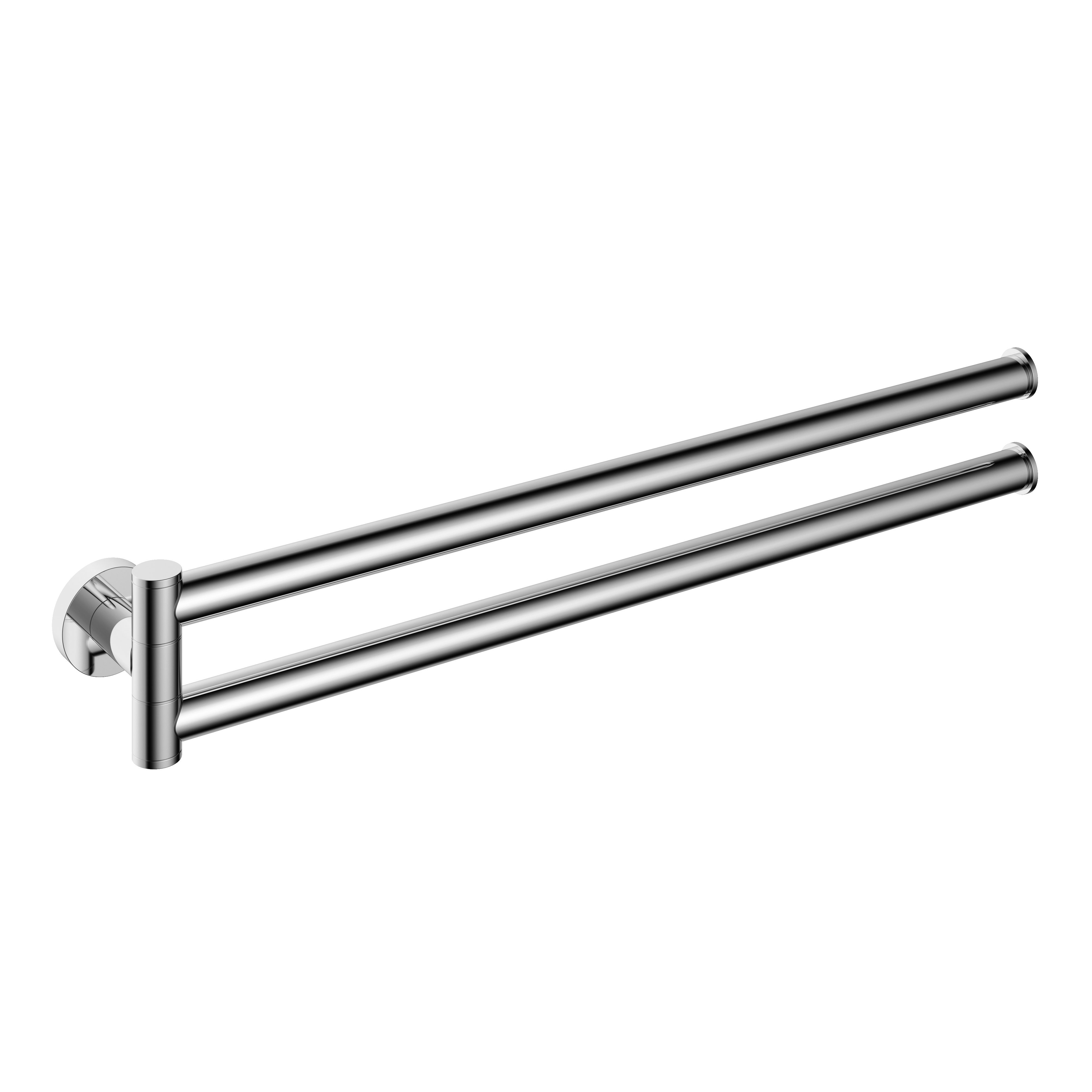 Hotbath &More BAA15 handdoekhouder 2-lids draaibaar - Tuscan bronze - BAA15TB