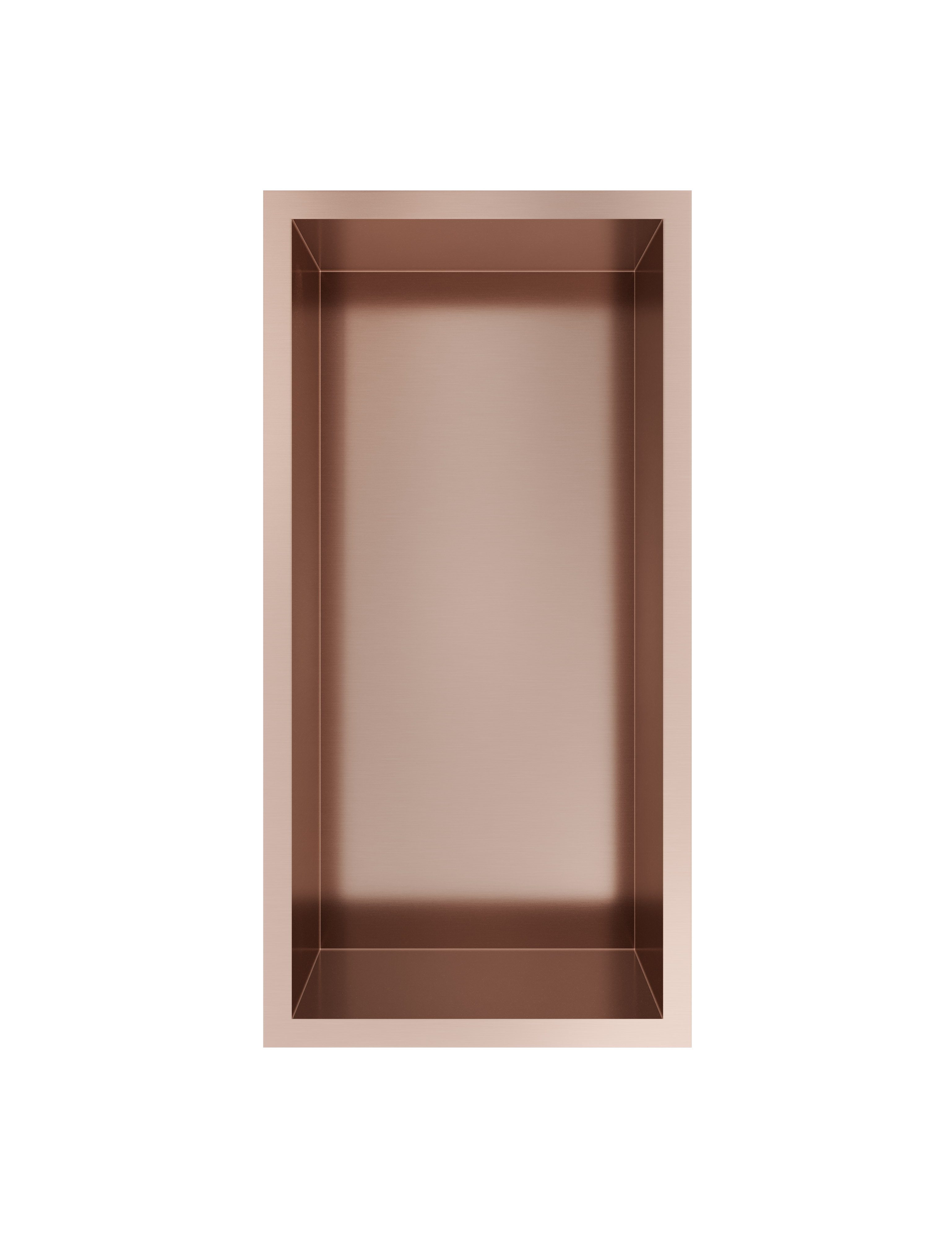 Hotbath &More inbouwnis 30x15x10cm - geborsteld koper PVD - BOX015BCP