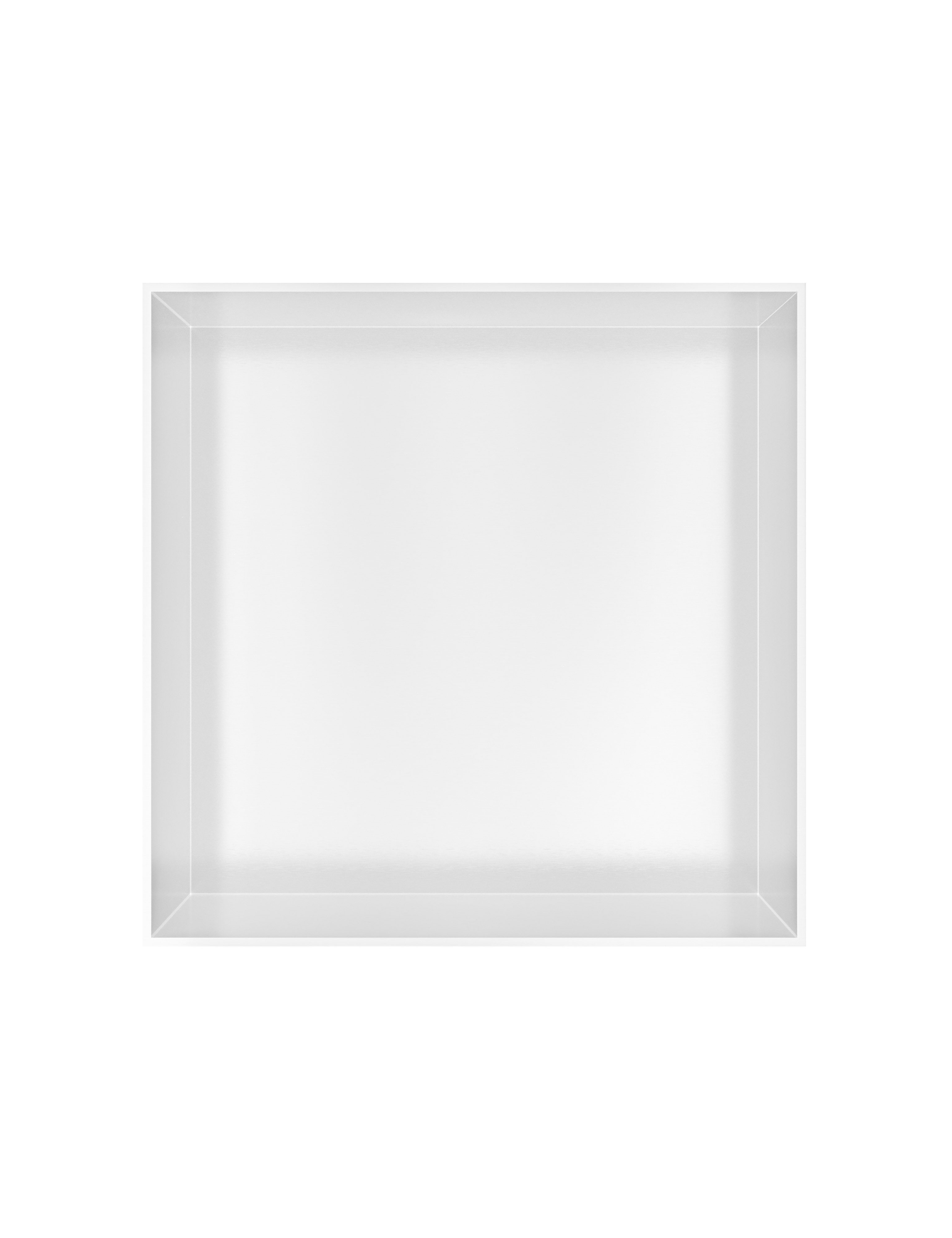 Hotbath &More inbouwnis 30x30x10cm - zonder frame - mat wit - BOX030FWH