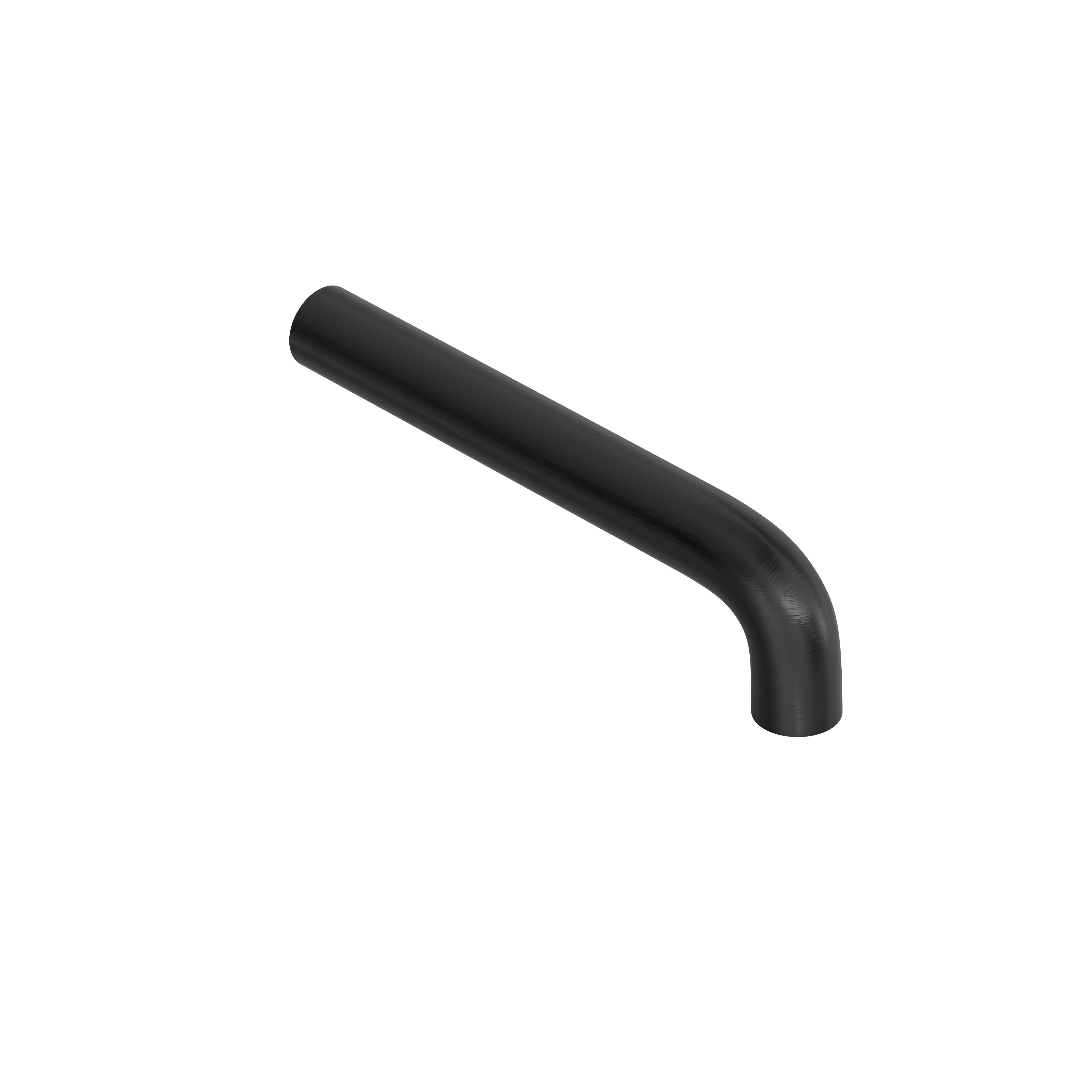 Hotbath Cobber CB094 uitloop tbv cb105 / cb106 - 15cm - Geborsteld zwart PVD - CB094-15MBP