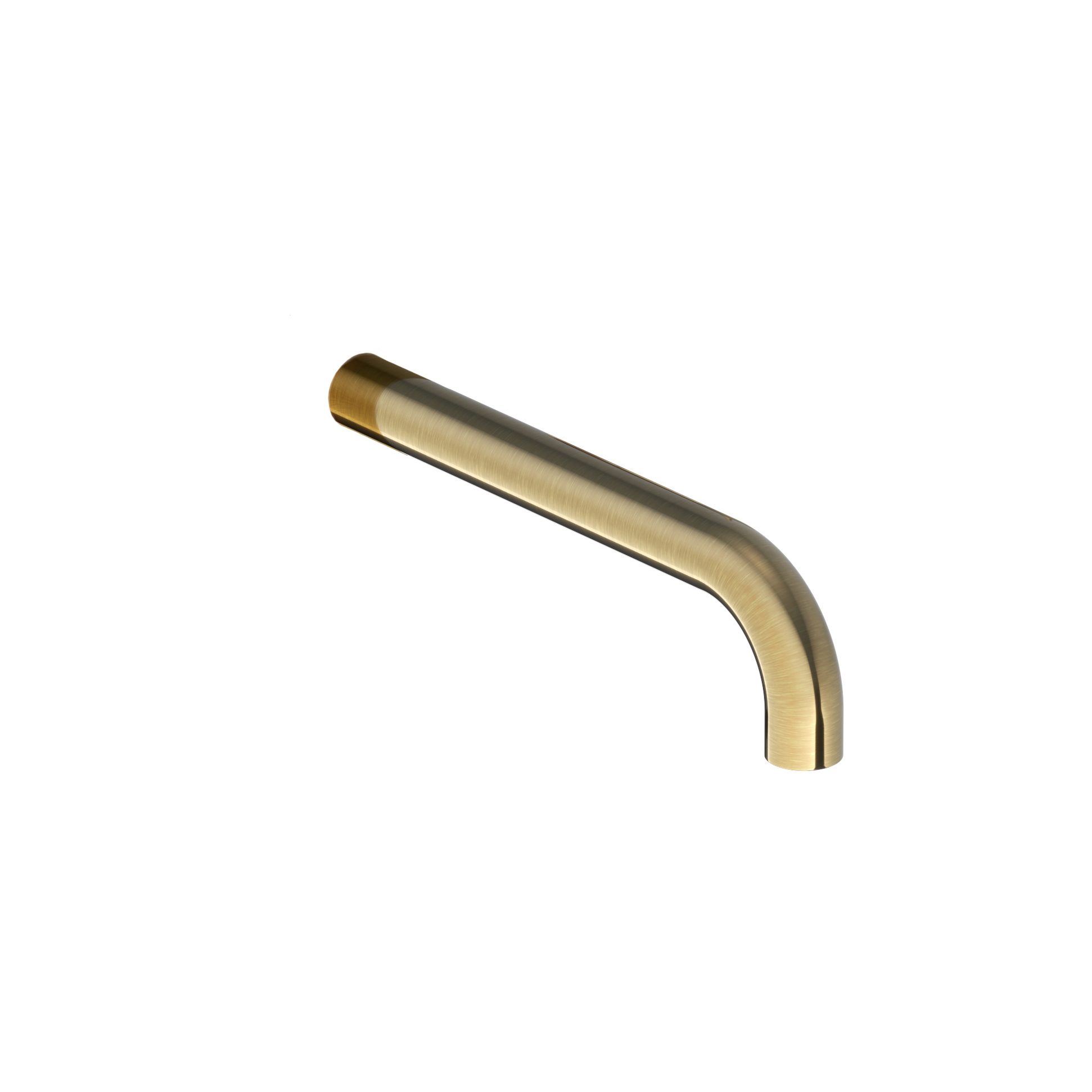 Hotbath Cobber CB094 uitloop tbv cb105 / cb106 - 18cm - geborsteld messing - CB094-18BB