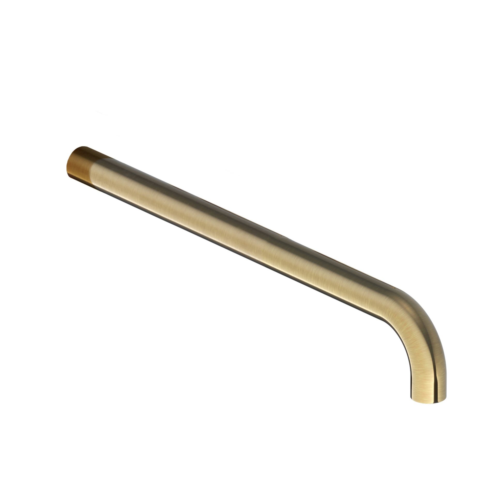 Hotbath Cobber CB094 uitloop tbv cb105 / cb106 - 30cm - geborsteld messing - CB094-30BB