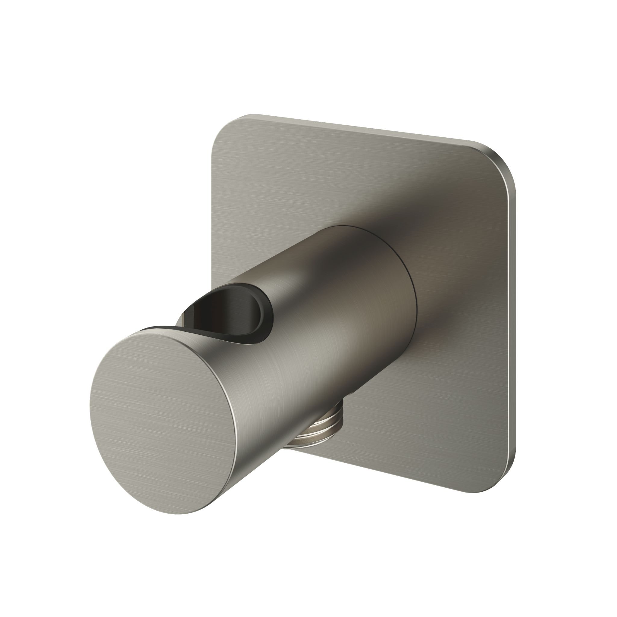 Hotbath Gal GL515 wandsteun met uitlaat - Geborsteld nikkel - GL515GN
