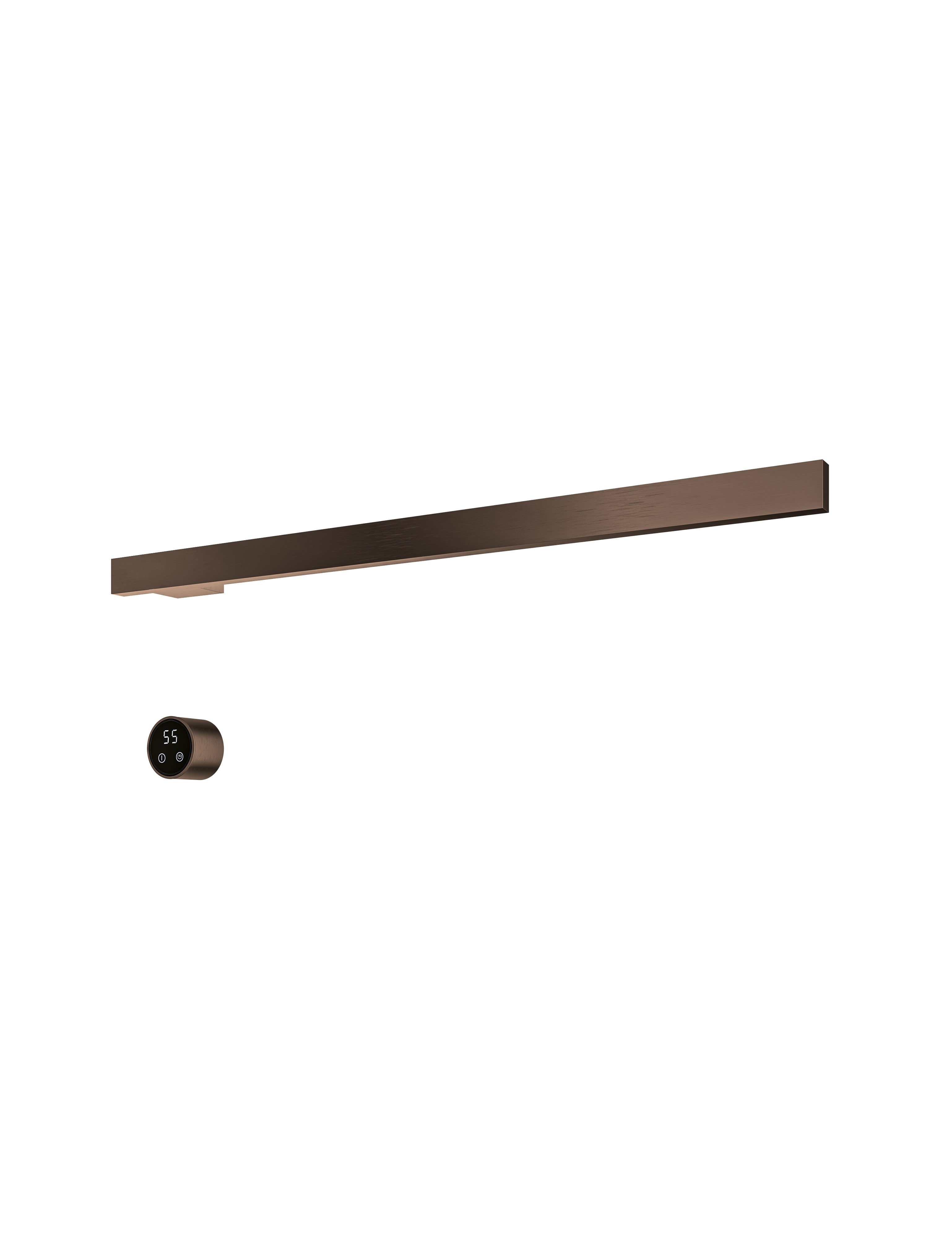 Hotbath &More Rails RAS80 Square handdoekwarmerset 80cm - 1 stang - tuscan bronze - RAS80-1TB