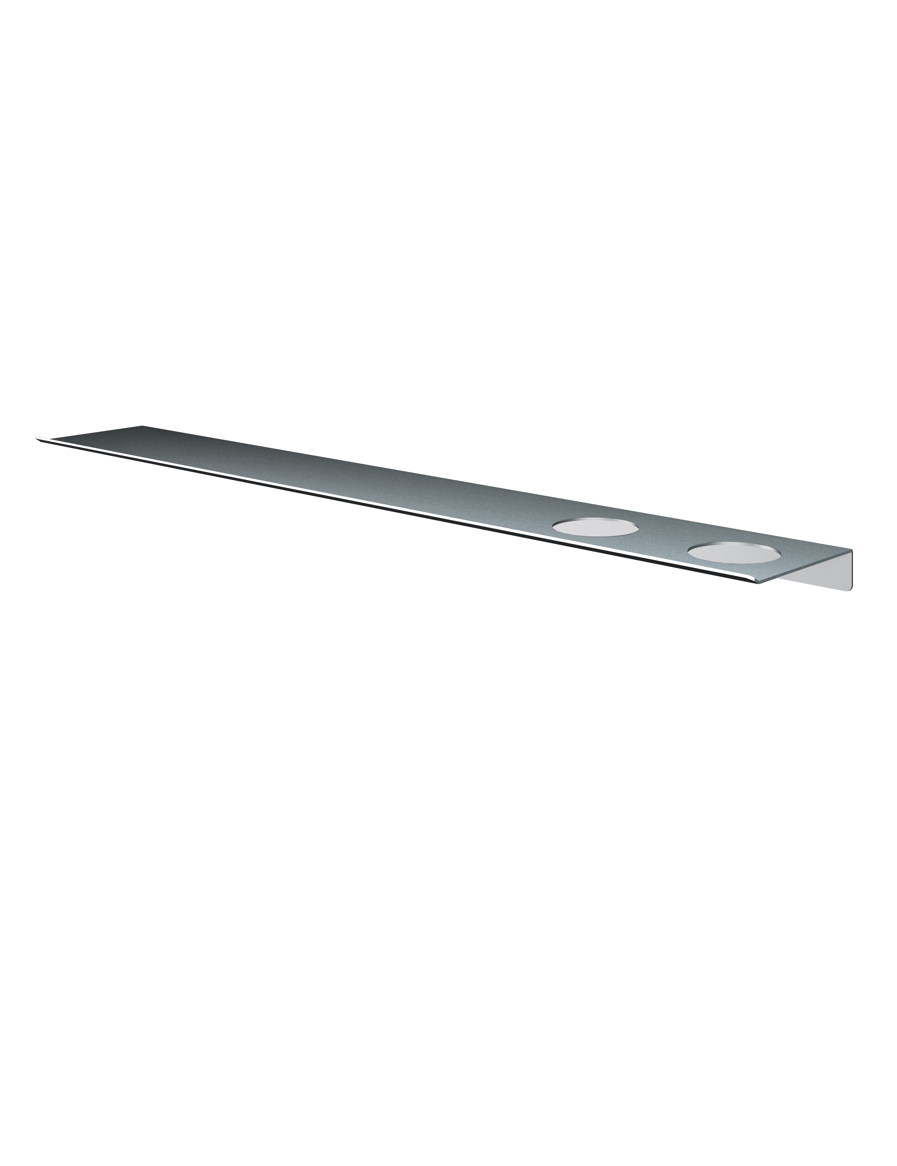 Hotbath &More planchet 80cm - 2 uitsparingen -RVS 316 - SH080H2IX
