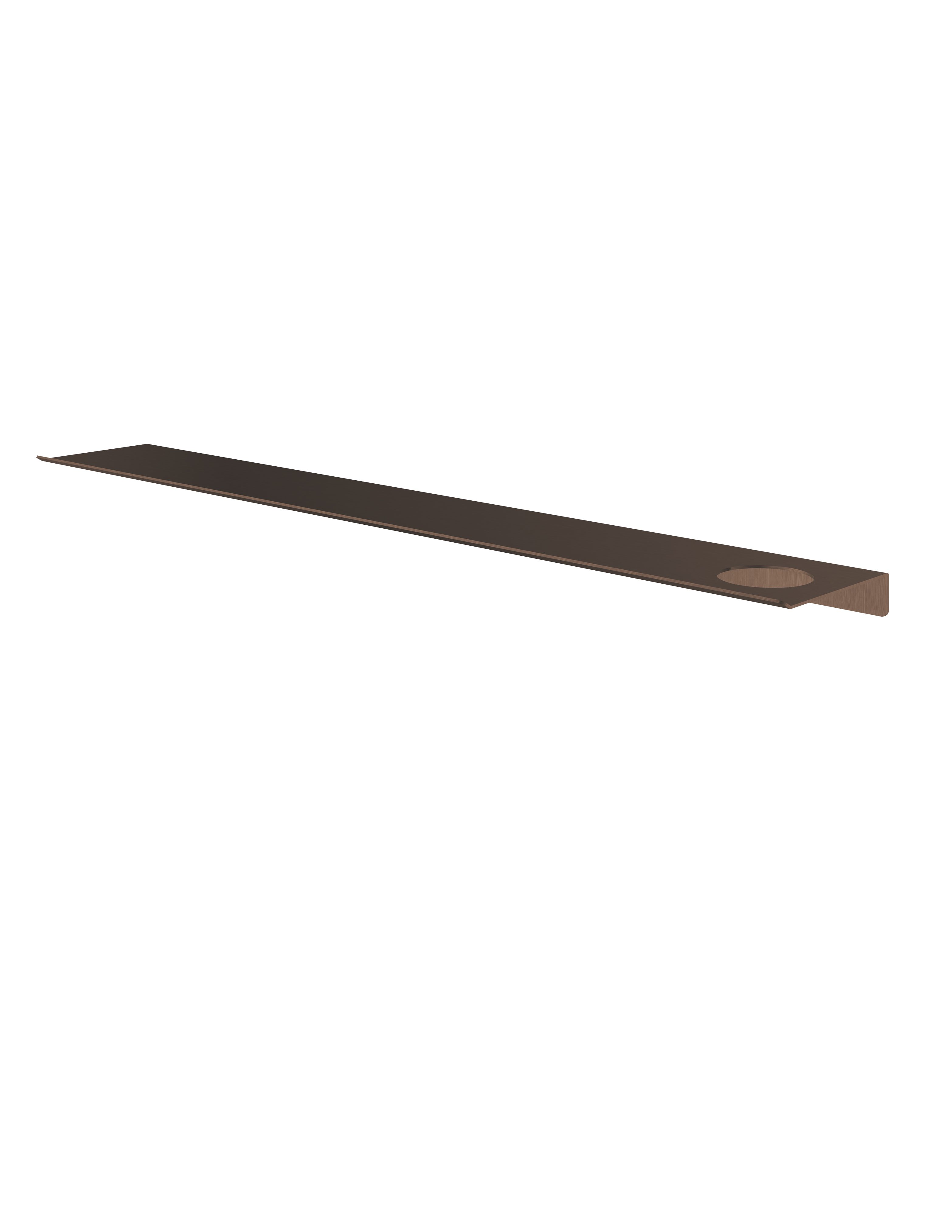 Hotbath &More planchet 80cm - 1 uitsparing - tuscan bronze - SH080HTB