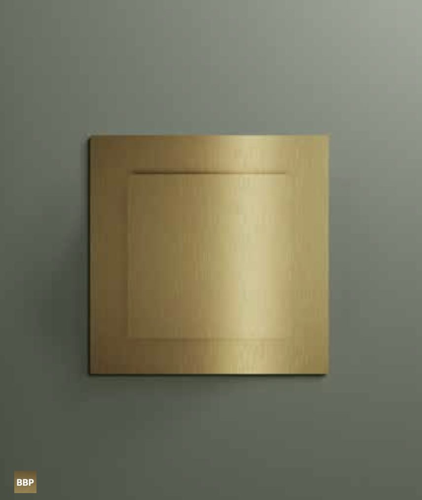 Hotbath &More ventilatierooster - vierkant - met klemmen - geborsteld zwart PVD - VGV015MBP