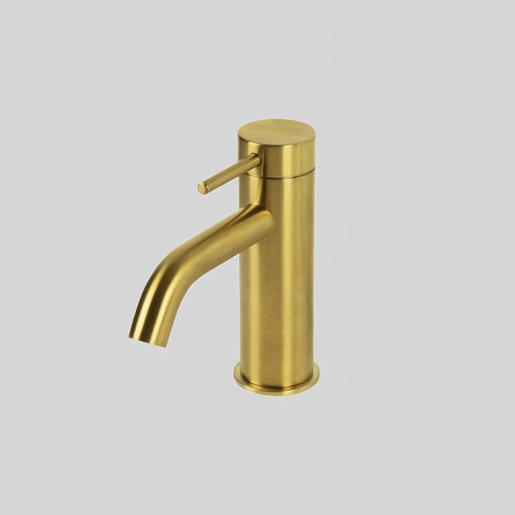 Lagoo Opbouw Wastafelmengkraan Regular Brushed Brass PVD Goud - G1100BB