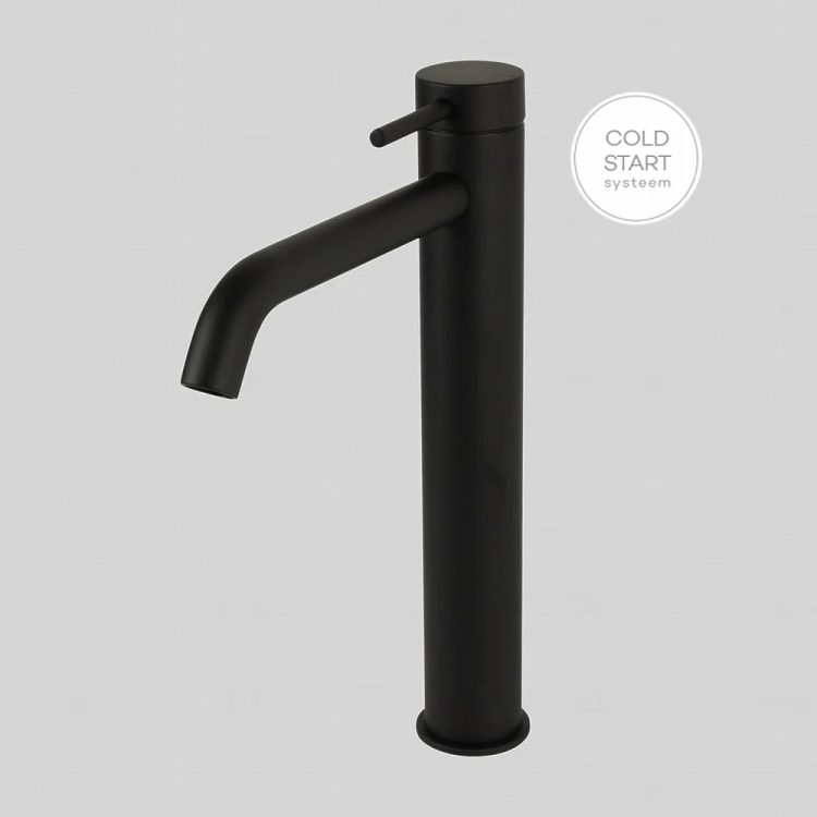 Lagoo Wastafelmengkraan High Matt Black Zwart - G1104MB