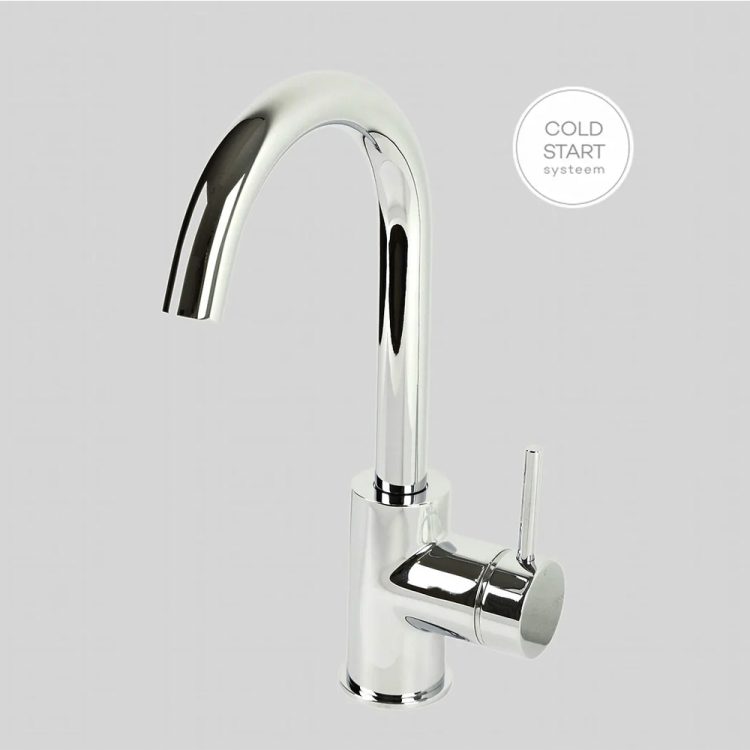 Lagoo Wastafelmengkraan Draaibare Uitloop Brushed Chrome - G1110CH