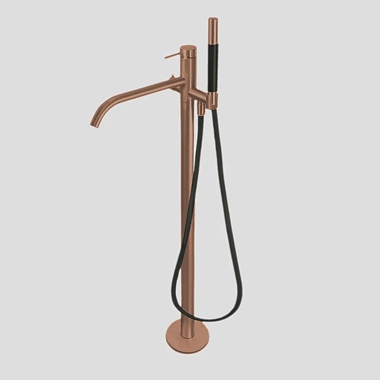 Lagoo Vrijstaande Badmengkraan 3204 – Brushed Copper Koper - G3204BK
