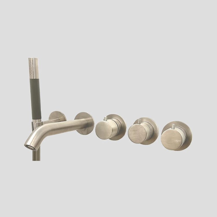 Lagoo Inbouw bad thermostaat Tripple7 3207 – Brushed Nickel - G3207BN