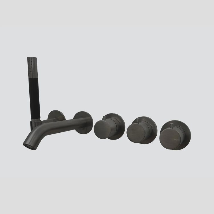 Lagoo Inbouw bad thermostaat Tripple7 3207 – Matt Black - G3207MB