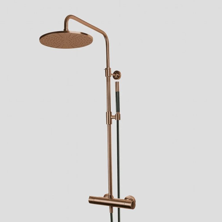 Lagoo Thermostatische Doucheset 5201 – Brushed Copper Koper - G5201BK