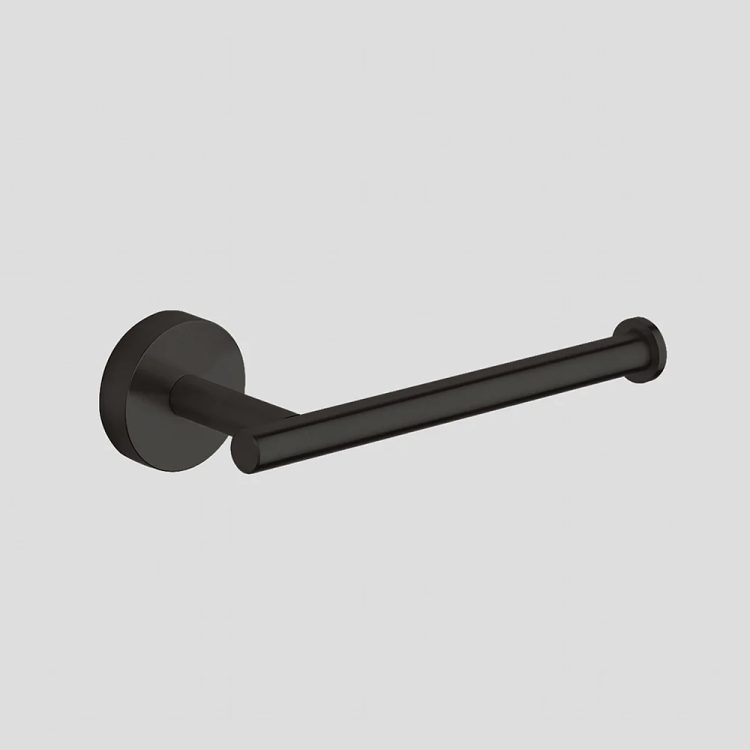 Lagoo Toiletrolhouder Enkel 6100 – Matt Black - G6100MB