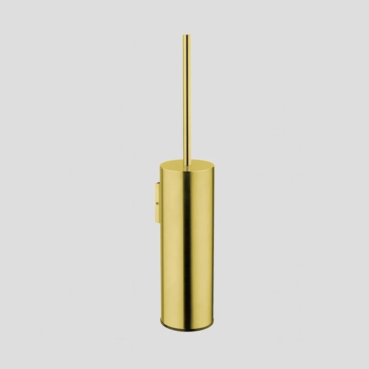 Lagoo Toiletborstelhouder Wandmontage 6101 – Brushed Brass Goud - G6101BB