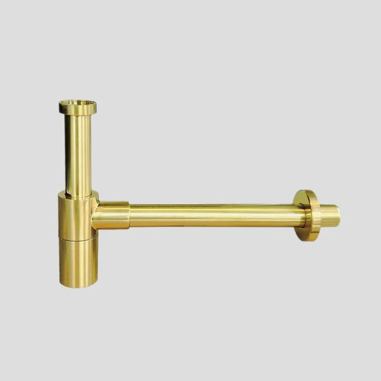 Lagoo Universele Design Sifon 6119 – Brushed Brass Goud - G6119BB