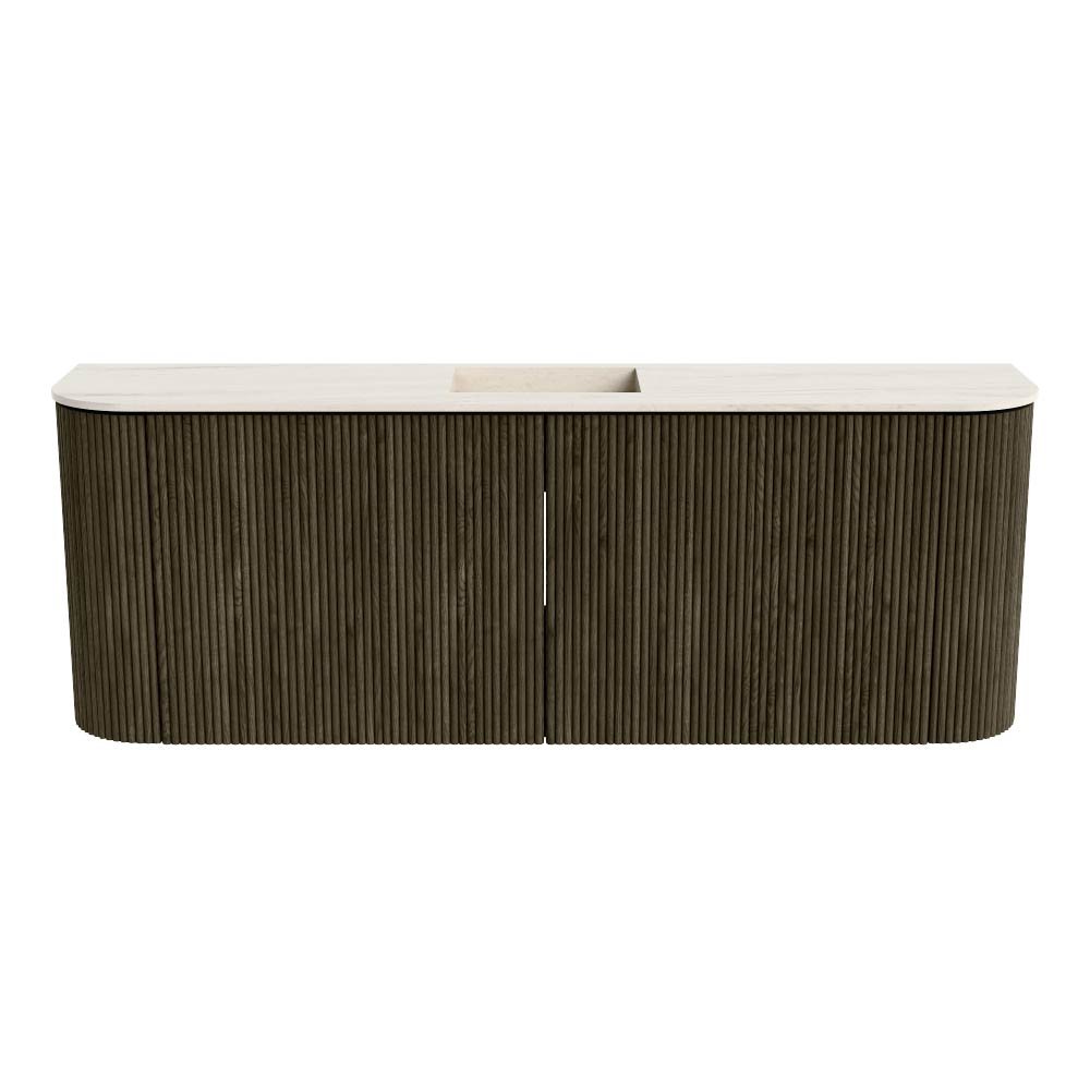 Mondiaz Toiletmeubel Joya Dlux Shadow - 113.2 cm - Wastafel FAYE Meli - Zonder kraangat(en) - Solid Surface - Met spoelbak Midden - Afbeelding 8
