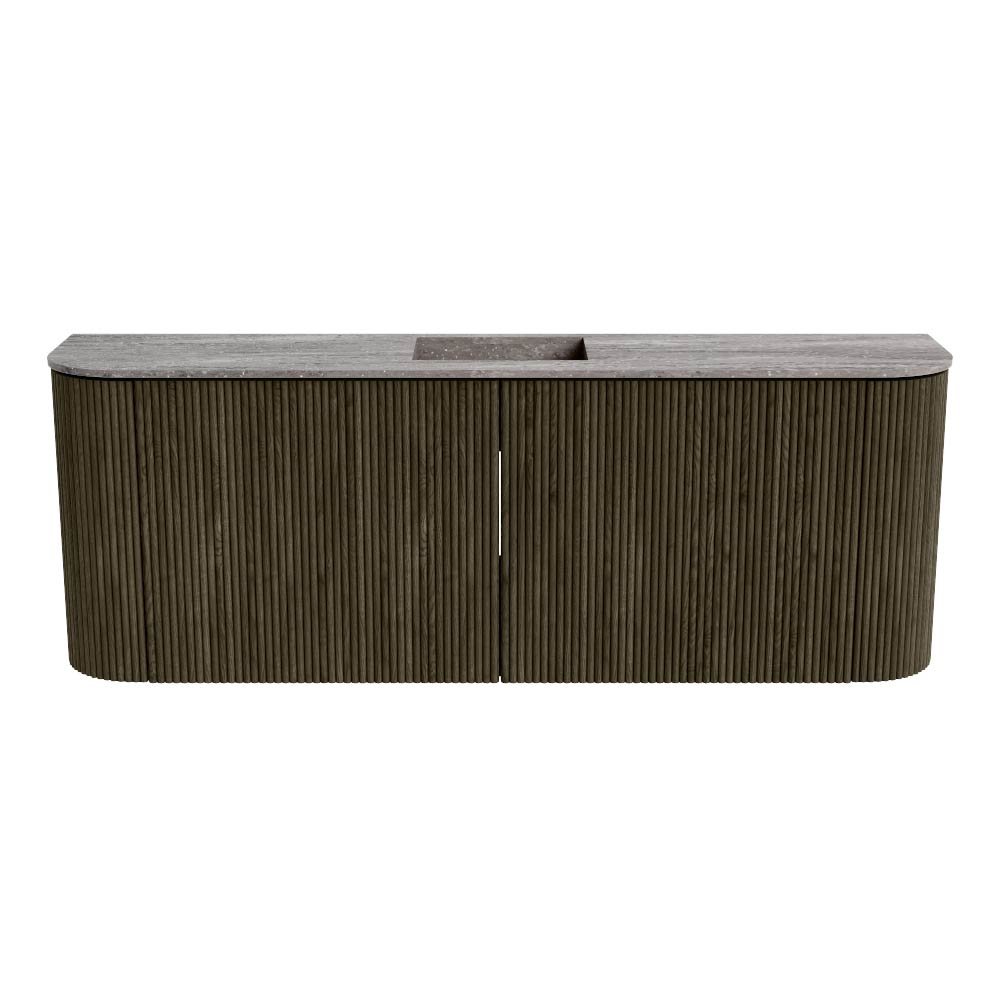 Mondiaz Toiletmeubel Joya Dlux Shadow - 113.2 cm - Wastafel FAYE Saba - Zonder kraangat(en) - Solid Surface - Met spoelbak Midden - Afbeelding 8