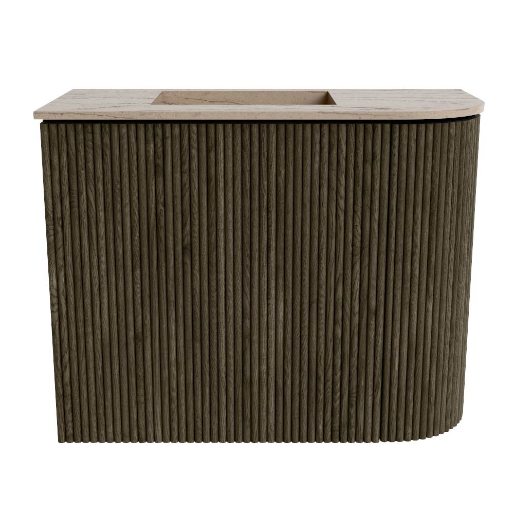 Mondiaz Toiletmeubel Joya Dlux Shadow - 51.6 cm - Wastafel FAYE Arena - 1 kraangat - Solid Surface - Met spoelbak Links - Afbeelding 8