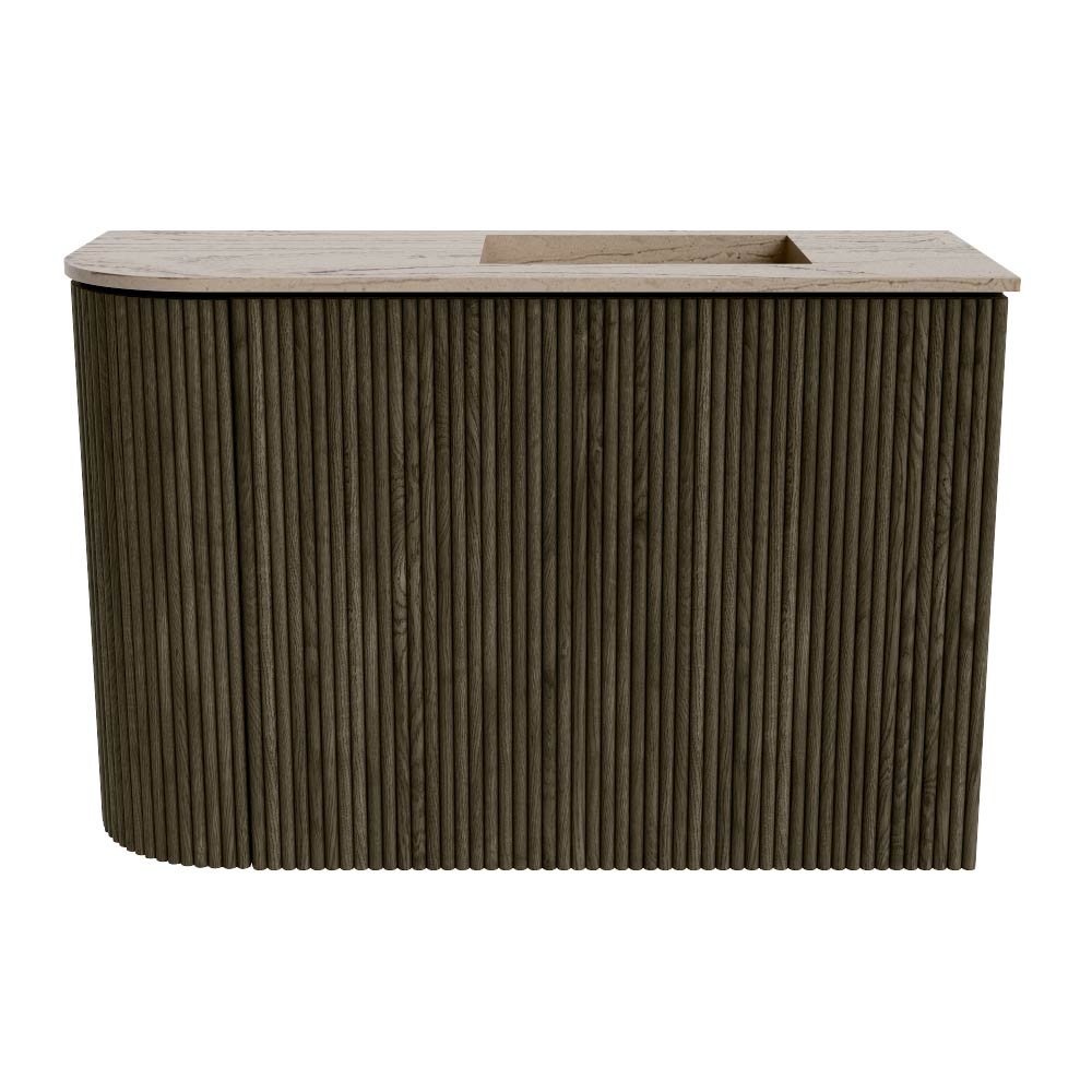 Mondiaz Toiletmeubel Joya Dlux Shadow - 61.6 cm - Wastafel FAYE Arena - 1 kraangat - Solid Surface - Met spoelbak Rechts - Afbeelding 8