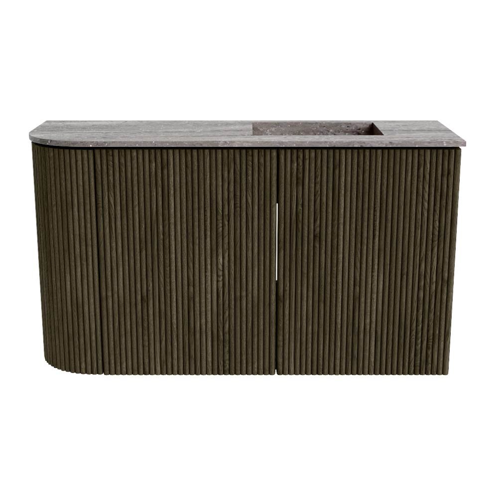 Mondiaz Toiletmeubel Joya Dlux Shadow - 71.6 cm - Wastafel FAYE Saba - Zonder kraangat(en) - Solid Surface - Met spoelbak Rechts - Afbeelding 8