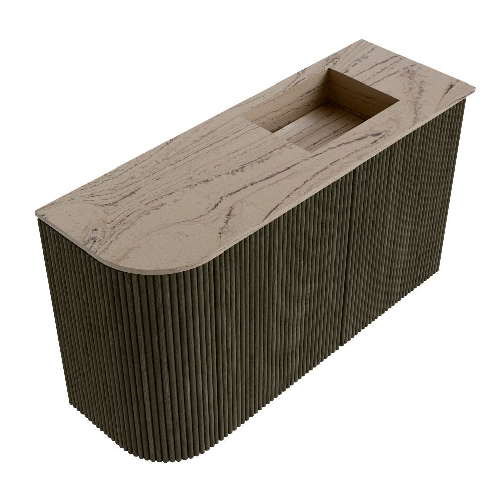 Mondiaz Toiletmeubel Joya Dlux Shadow - 71.6 cm - Wastafel FAYE Arena - 1 kraangat - Solid Surface - Met spoelbak Rechts - Afbeelding 6