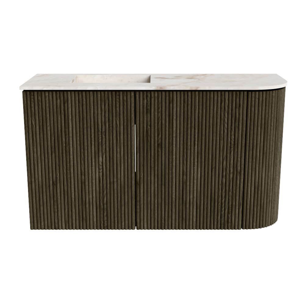 Mondiaz Toiletmeubel Joya Dlux Shadow - 71.6 cm - Wastafel FAYE Frappe - 1 kraangat - Solid Surface - Met spoelbak Links - Afbeelding 8