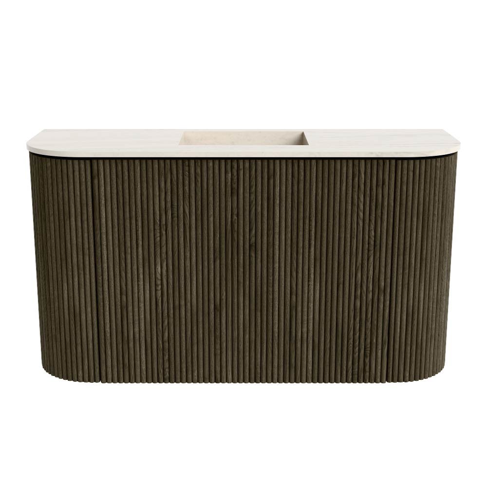 Mondiaz Toiletmeubel Joya Dlux Shadow - 73.2 cm - Wastafel FAYE Meli - Zonder kraangat(en) - Solid Surface - Met spoelbak Midden - Afbeelding 8