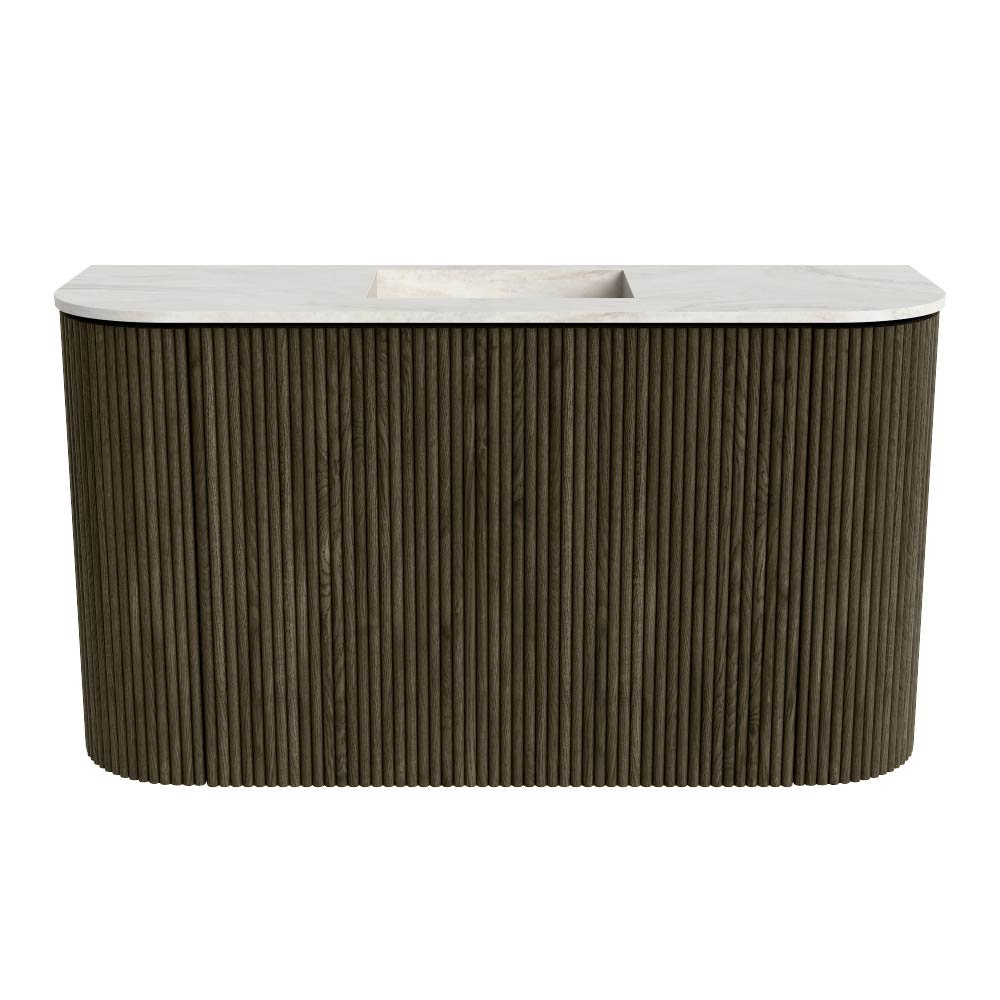 Mondiaz Toiletmeubel Joya Dlux Shadow - 73.2 cm - Wastafel FAYE Ostra - Zonder kraangat(en) - Solid Surface - Met spoelbak Midden - Afbeelding 8