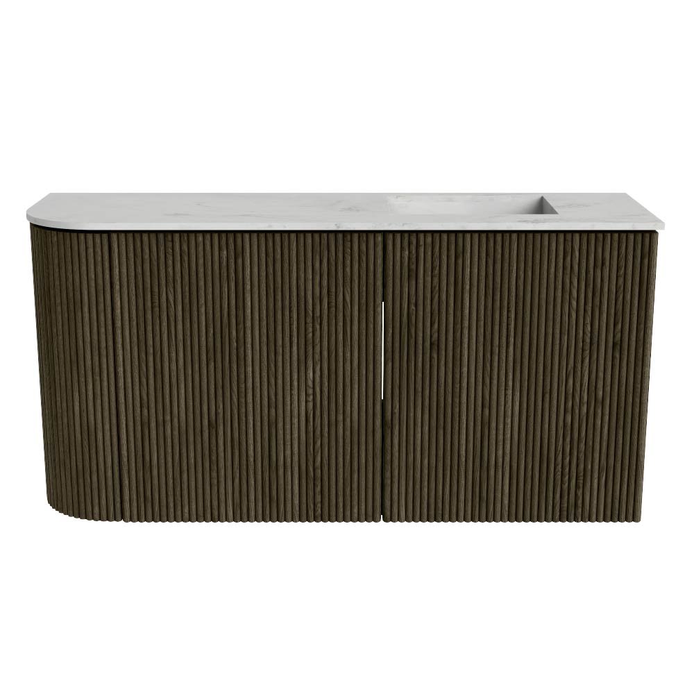 Mondiaz Toiletmeubel Joya Dlux Shadow - 81.6 cm - Wastafel FAYE Opalo - 1 kraangat - Solid Surface - Met spoelbak Rechts - Afbeelding 8