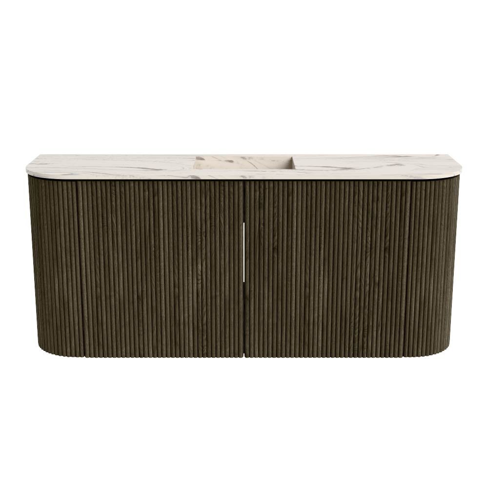 Mondiaz Toiletmeubel Joya Dlux Shadow - 93.2 cm - Wastafel FAYE Nata - Zonder kraangat(en) - Solid Surface - Met spoelbak Midden - Afbeelding 8