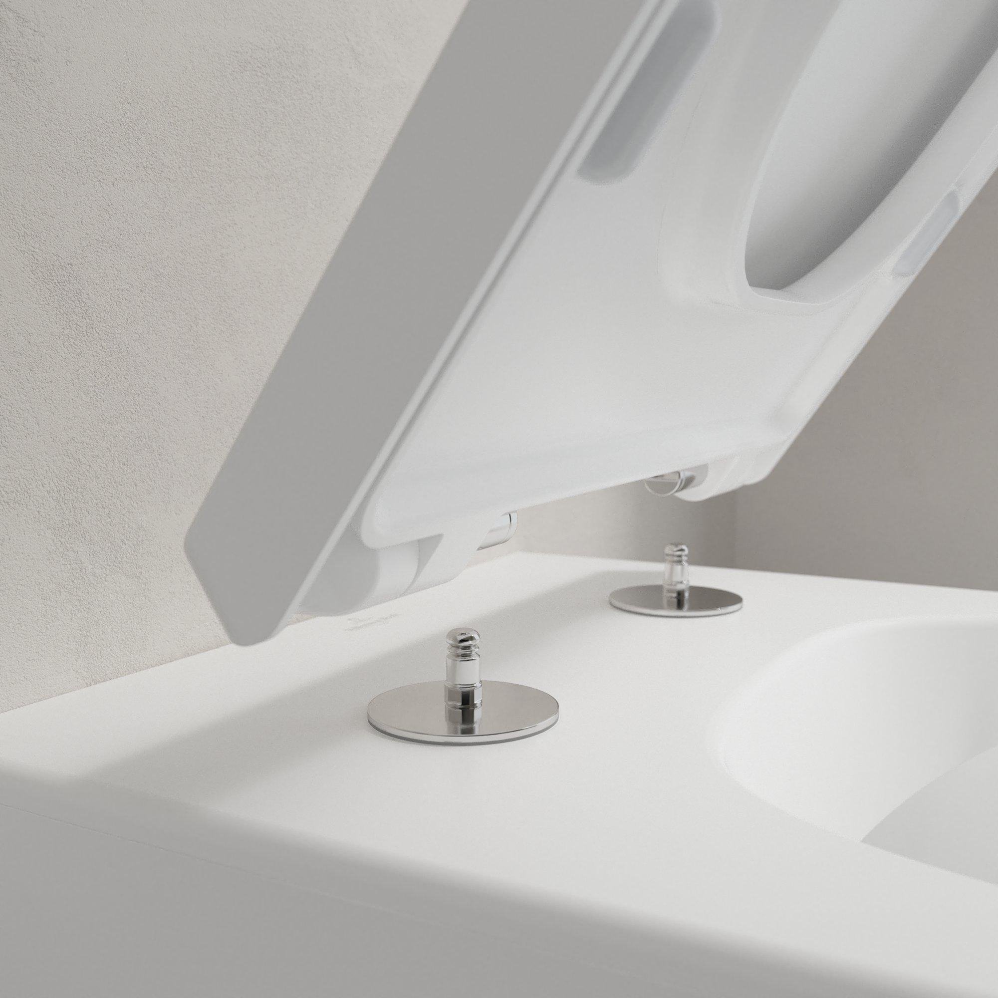 Villeroy & Boch Venticello wandcloset - diepspoel DirectFlush 37.5x56cm - ceramic+ stone white - 4611r0rw - Afbeelding 8