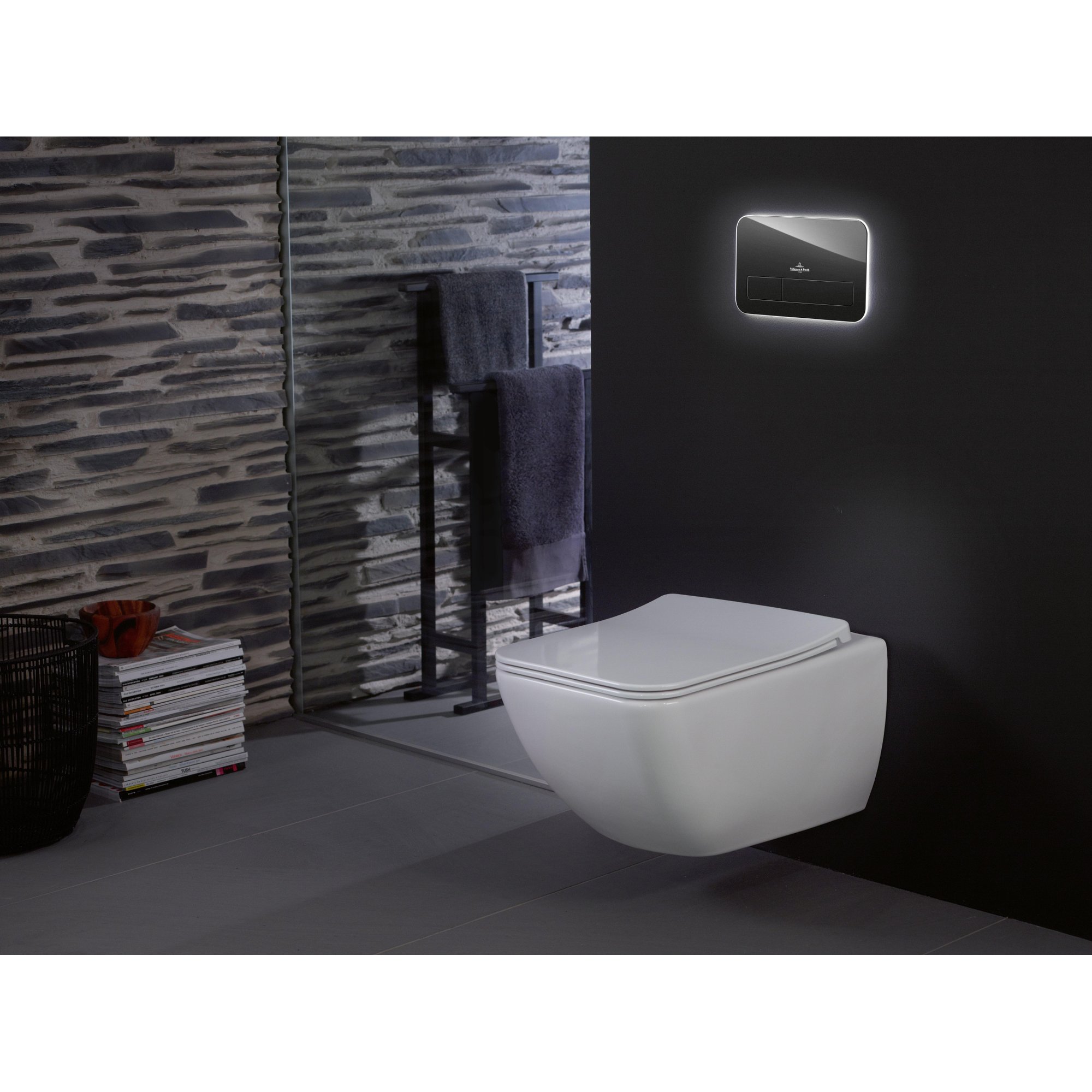 Villeroy & Boch Venticello closet - B37.5xD56cm - waterbesparend Diepspoel vuilafstotend Keramiek Wit - 4611rlr1 - Afbeelding 2