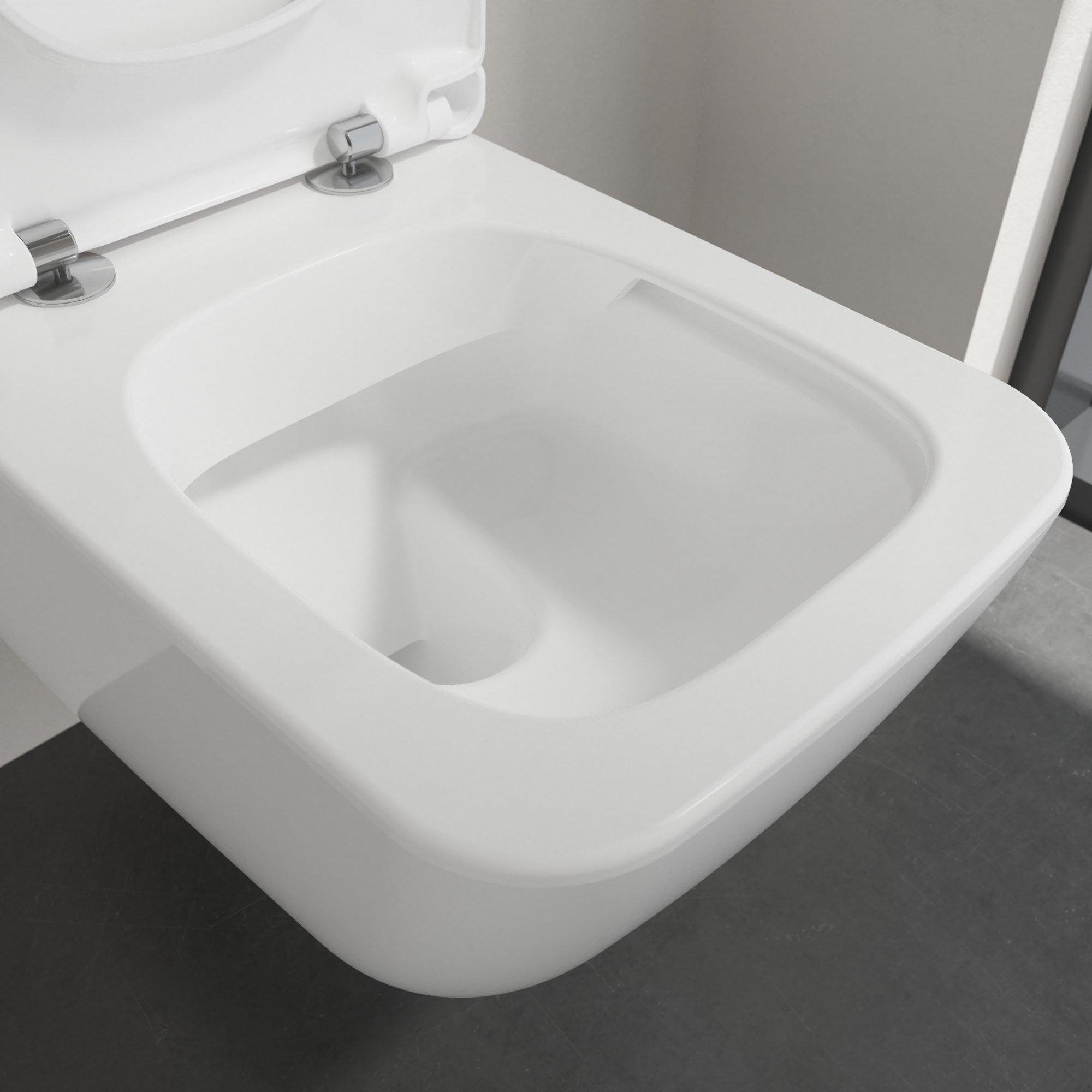Villeroy & Boch Venticello closet - B37.5xD56cm - waterbesparend Diepspoel vuilafstotend Keramiek Wit - 4611rsr1 - Afbeelding 7