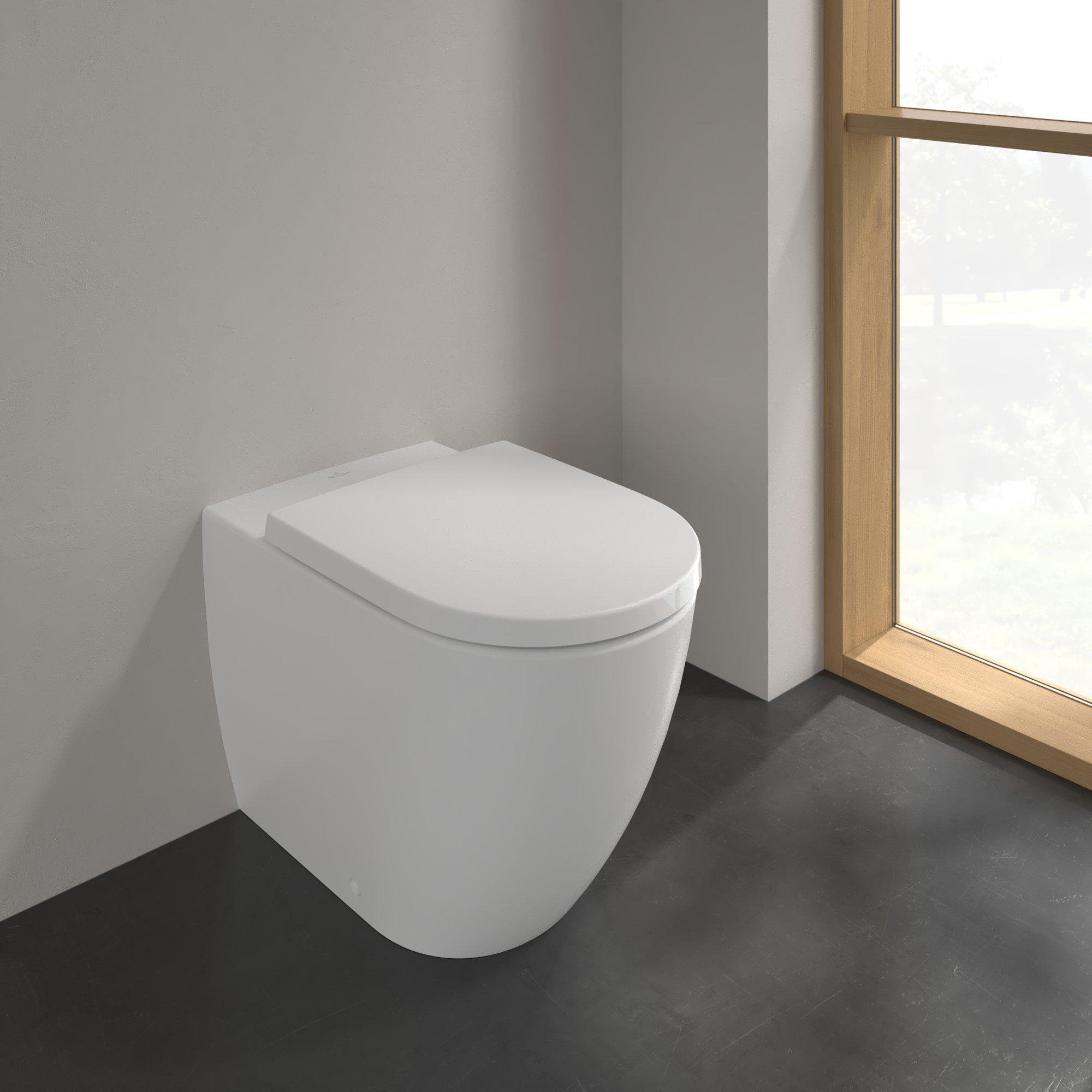 Villeroy & Boch Subway 3.0 Staand closet - 70x37x40cm - twistflush - ceramic+- stone white - 4671t0rw - Afbeelding 2