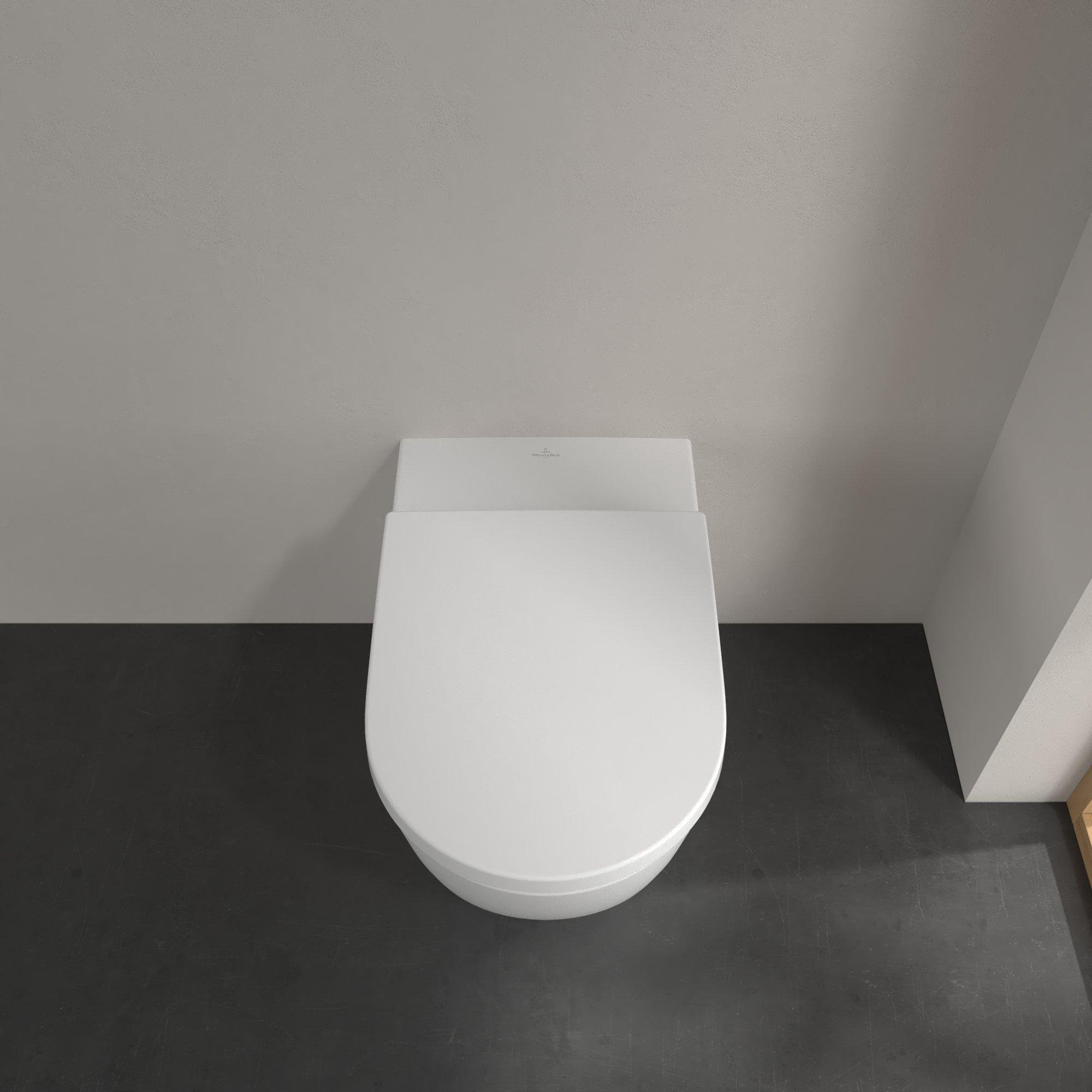 Villeroy & Boch Subway 3.0 Staand closet - 70x37x40cm - twistflush - ceramic+- stone white - 4671t0rw - Afbeelding 4