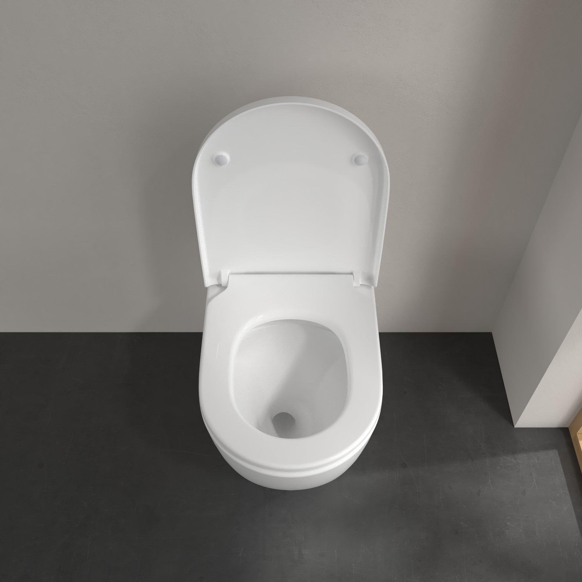 Villeroy & Boch Subway 3.0 Staand closet - 70x37x40cm - twistflush - ceramic+- stone white - 4671t0rw - Afbeelding 5