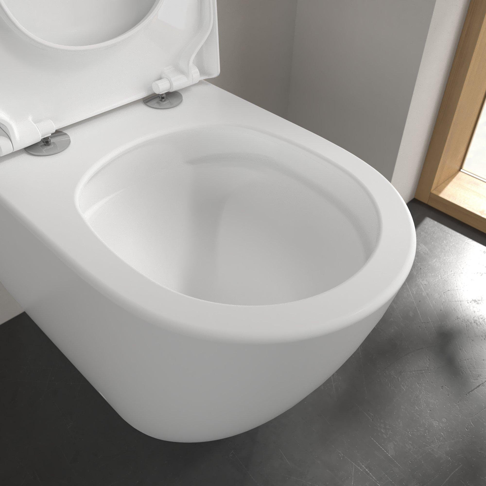 Villeroy & Boch Subway 3.0 Staand closet - 70x37x40cm - twistflush - ceramic+- stone white - 4671t0rw - Afbeelding 7