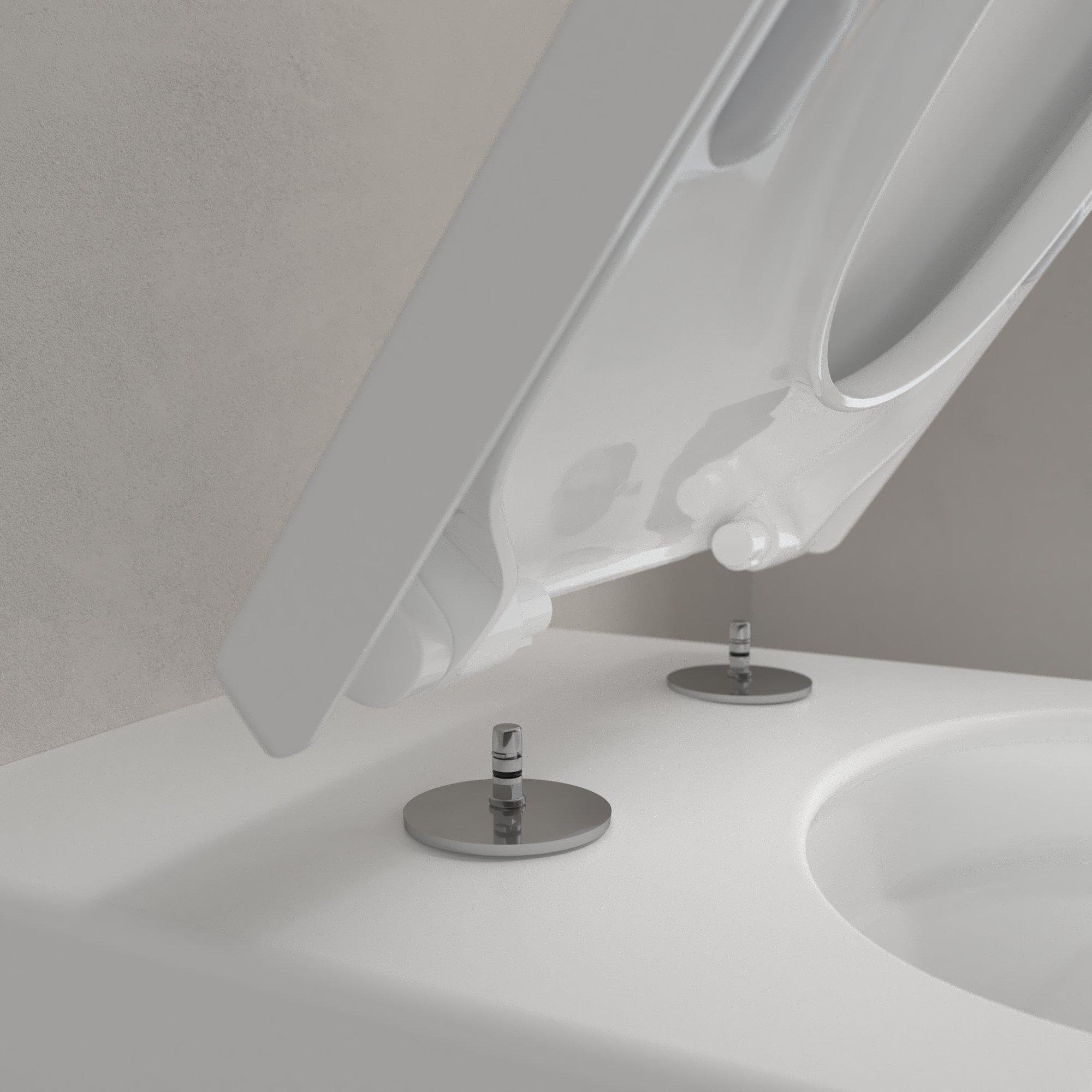 Villeroy & Boch Subway 3.0 Staand closet - 70x37x40cm - twistflush - ceramic+- stone white - 4671t0rw - Afbeelding 8