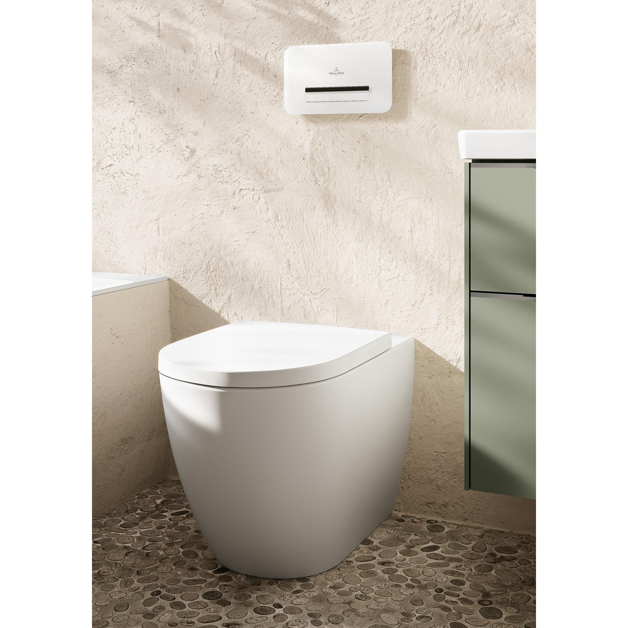 Villeroy & Boch Subway 3.0 Staand closet - 70x37x40cm - twistflush - ceramic+- stone white - 4671t0rw - Afbeelding 10