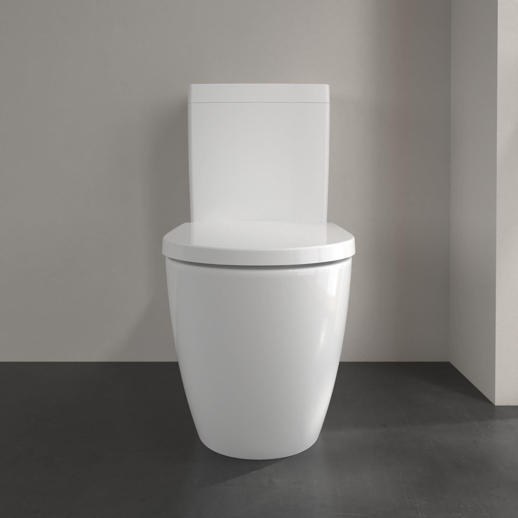 Villeroy & Boch Subway 3.0 Duoblockcloset - Staand - 71cm - twistflush - diepspoel - spoelrandloos - zonder reservoir - wit alpin - 4672t001 - Afbeelding 4