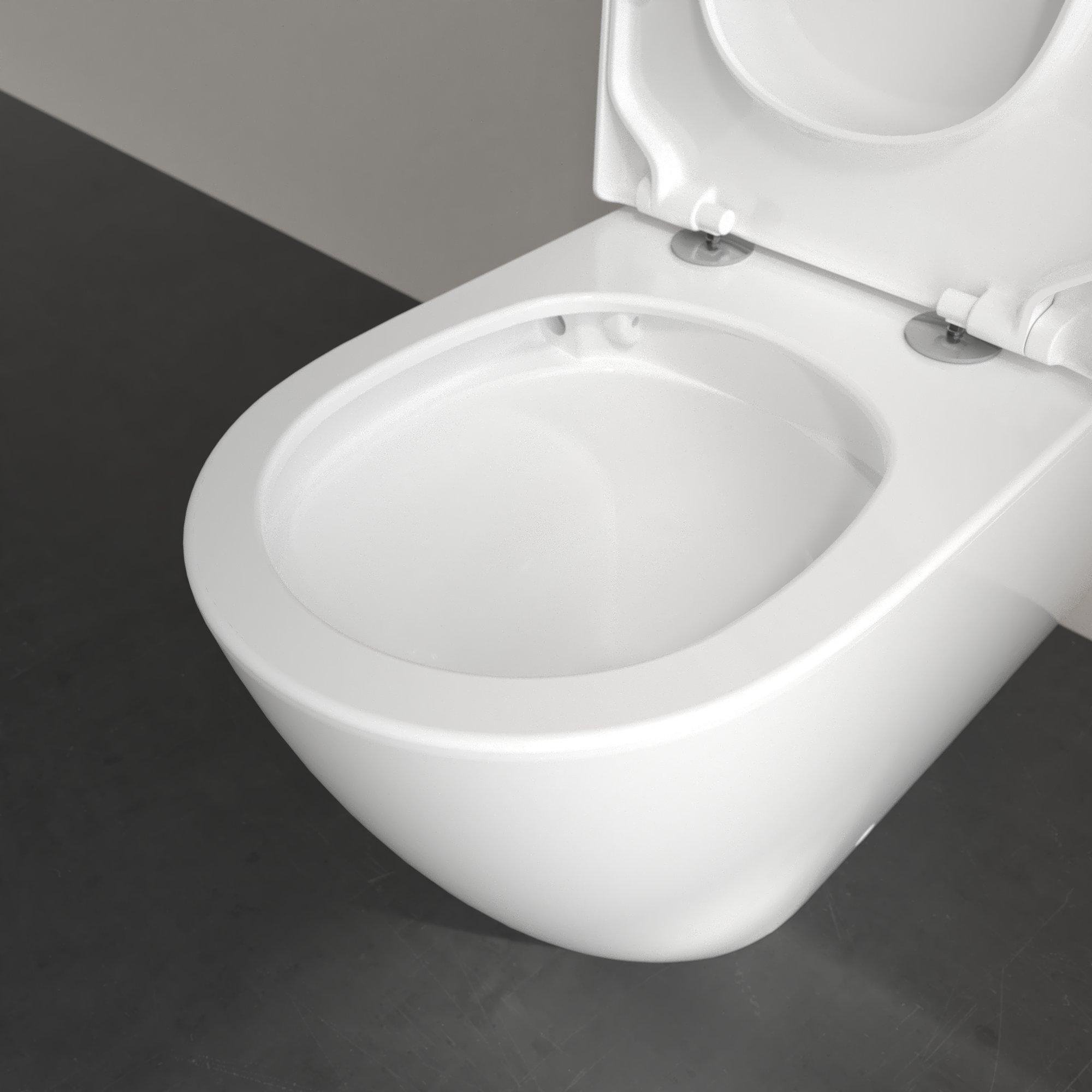 Villeroy & Boch Subway 3.0 Duoblockcloset - Staand - 71cm - twistflush - diepspoel - spoelrandloos - zonder reservoir - wit alpin - 4672t001 - Afbeelding 10