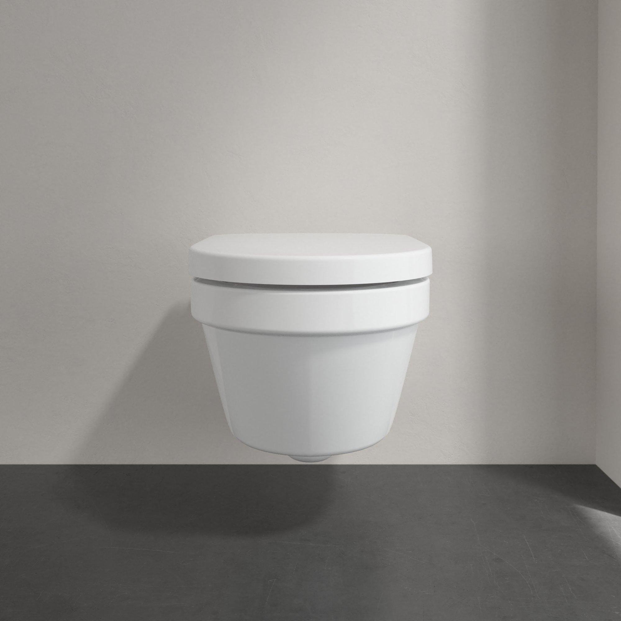 Villeroy & Boch Architectura pack wandcloset - directflush softclose en quickrelease wit - 4694hr01 - Afbeelding 3
