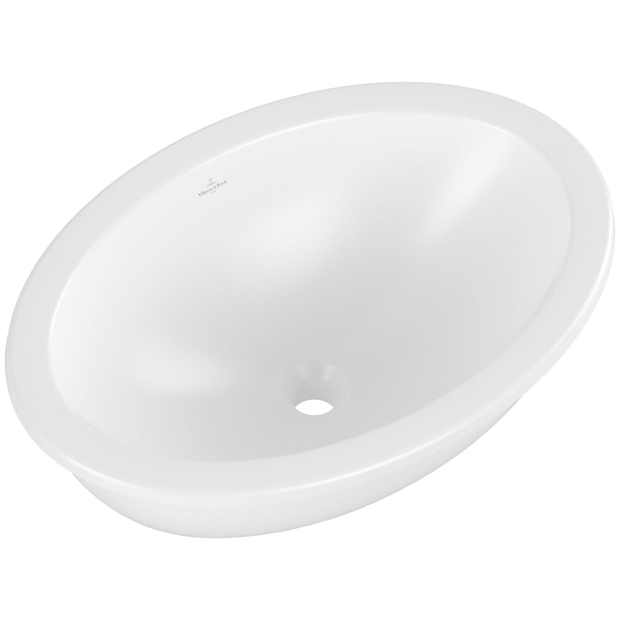 Villeroy & boch Loop & friends onderbouwwastafel 60x38cm z/kr.gat m/overl. C+ white - 4a5500rw