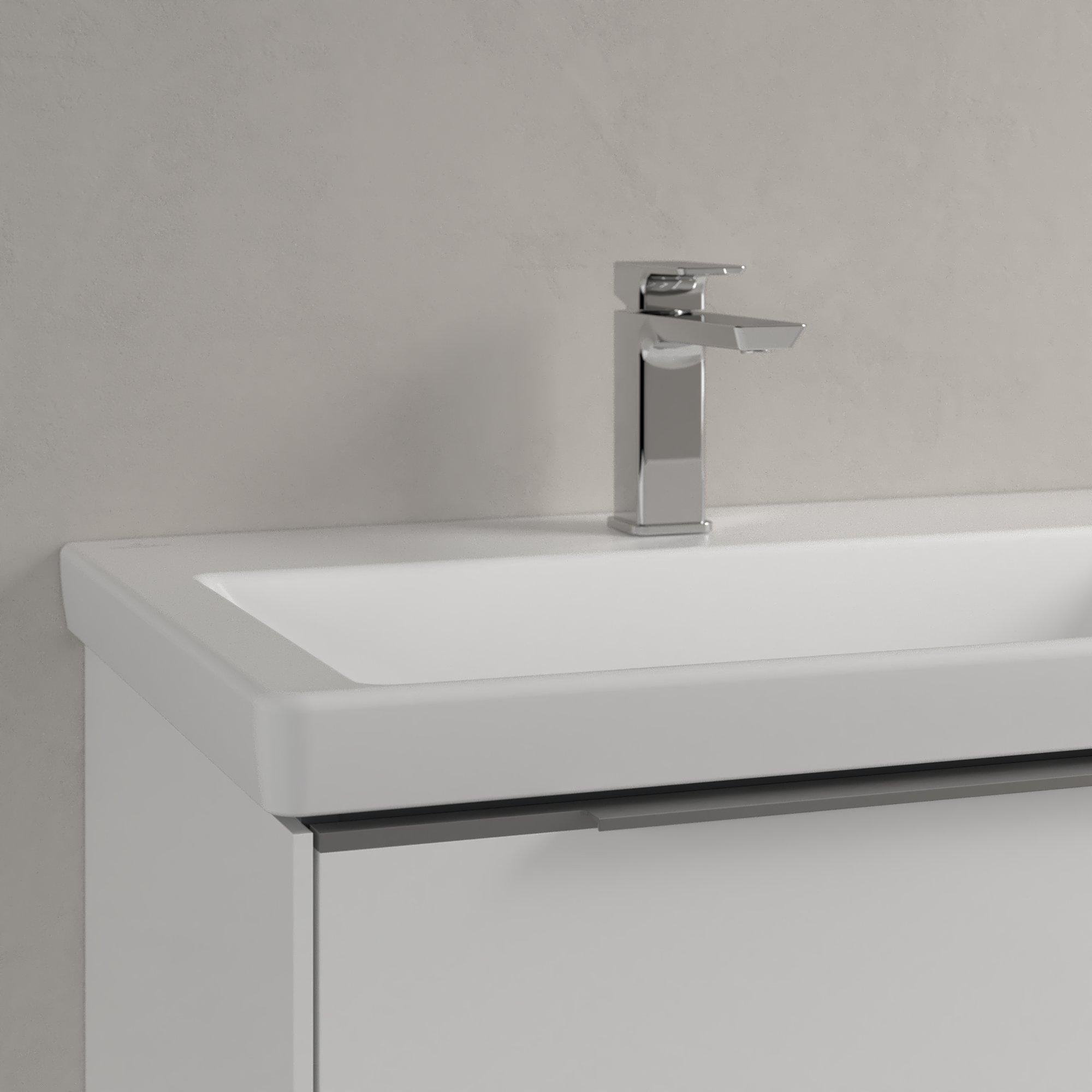 Villeroy & Boch Subway 3.0 Dubbele meubelwastafel - 1300 x 475 x 165 mat stone white (wit) CeramicPlus - zonder overloop - 4a71d1rw - Afbeelding 6
